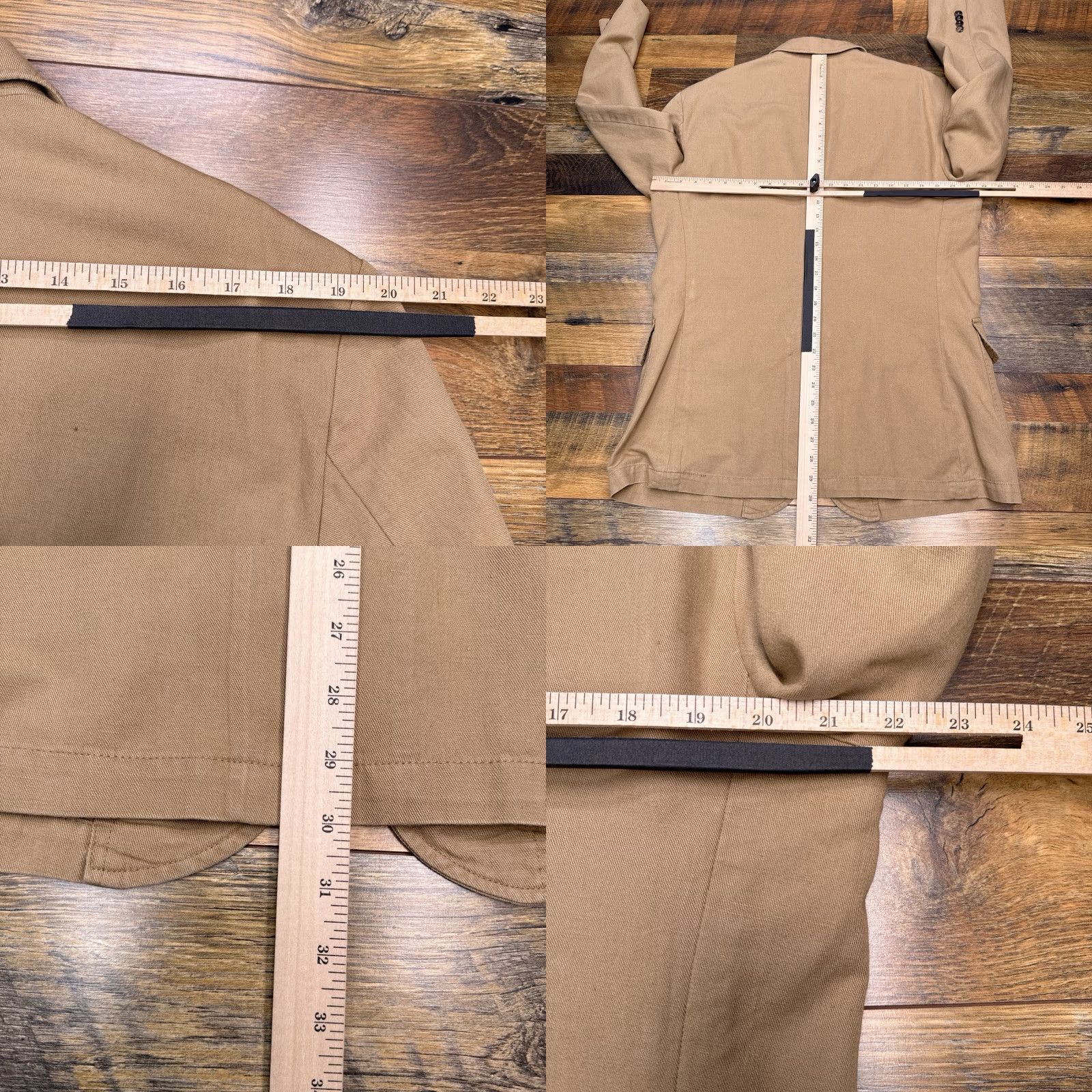 Polo Ralph Lauren Polo Ralph Lauren Sport Coat Blazer Jacket Linen Cotton 44R Tan Brown Notch Single-Vented Regular Three-Button Front Vintage No Size US XXL / EU 58 / 5 - 10 Thumbnail