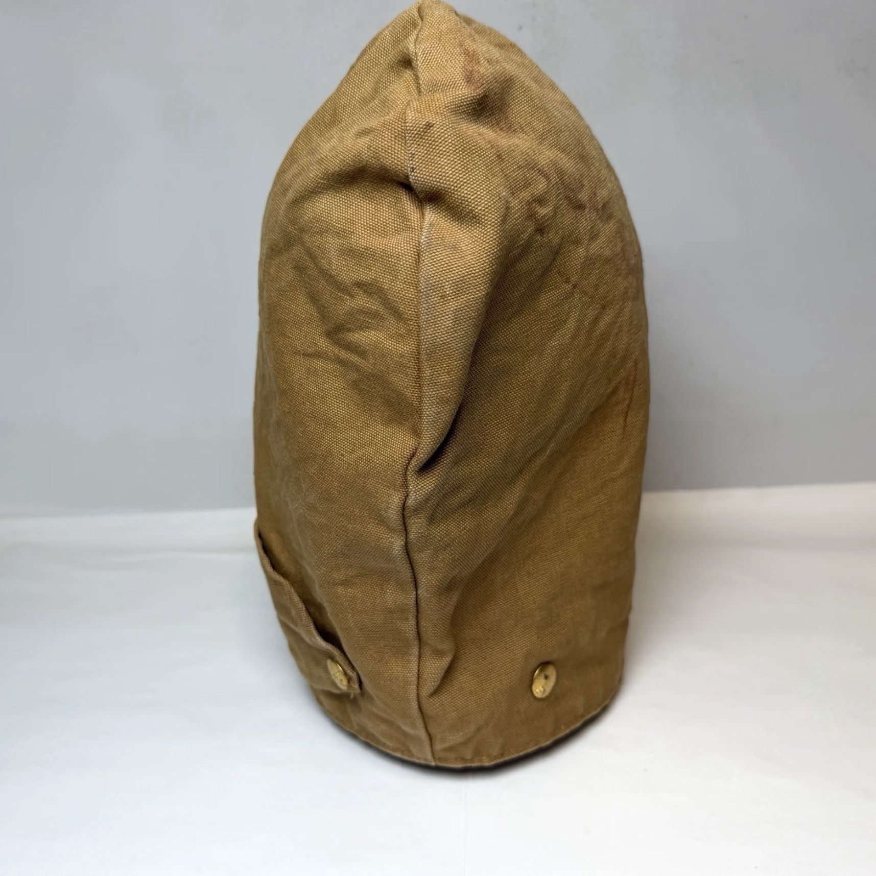 Carhartt VINTAGE Carhartt Hood Mens One Size Brown Duck Quilted Lined Made USA 90s Size ONE SIZE - 3 Thumbnail