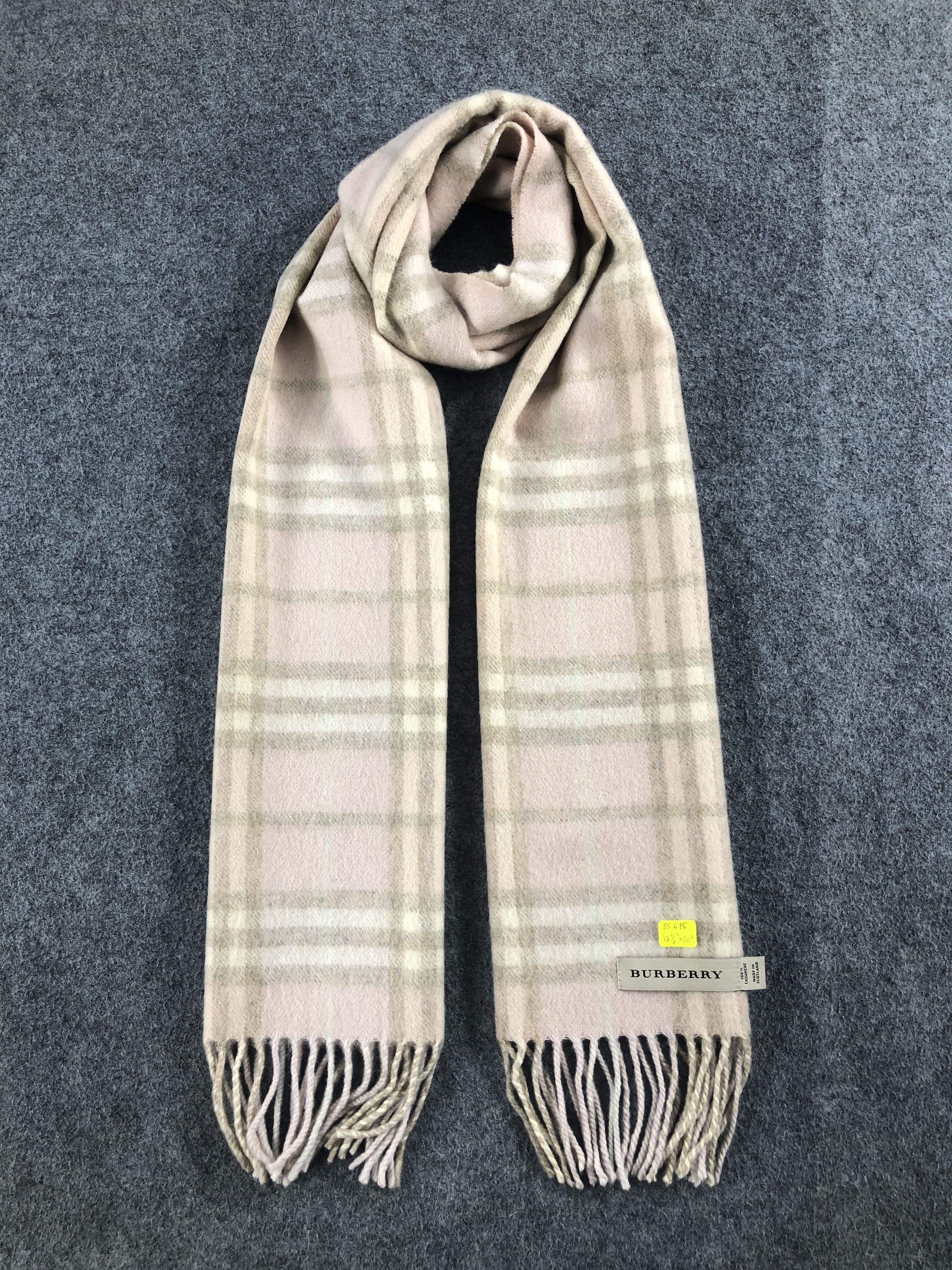 Burberry Burberry Cashmere Scarf / Muffler / Neckwear Size ONE SIZE - 1 Thumbnail