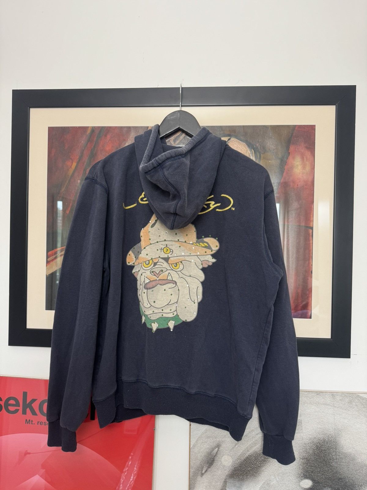 Ed Hardy Ed Hardy Christian Audigier Rare Y2k Bulldog Zip Hoodie Size US M / EU 48-50 / 2 - 2 Thumbnail