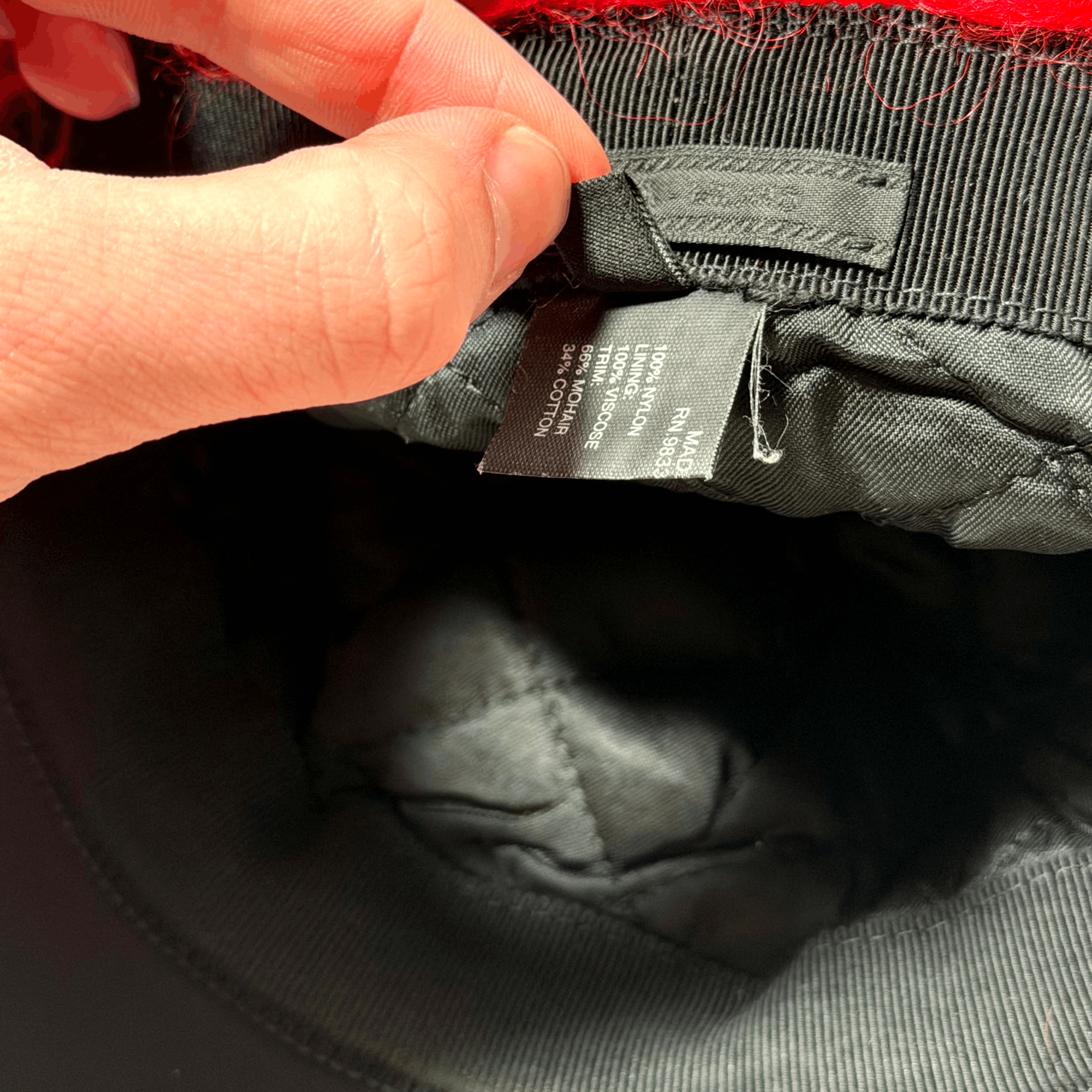 Prada Prada Fur Logo Hat Size ONE SIZE - 5 Thumbnail