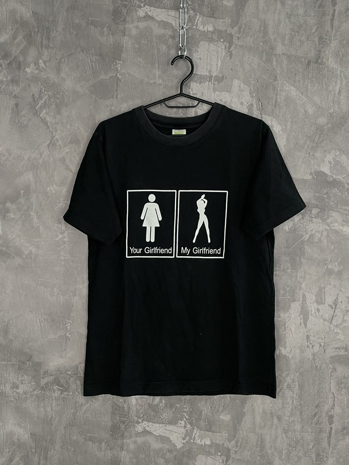 Other Vintage Y2K humor your girlfriend my girlfriend tee t shirt Size US M / EU 48-50 / 2 - 1 Thumbnail