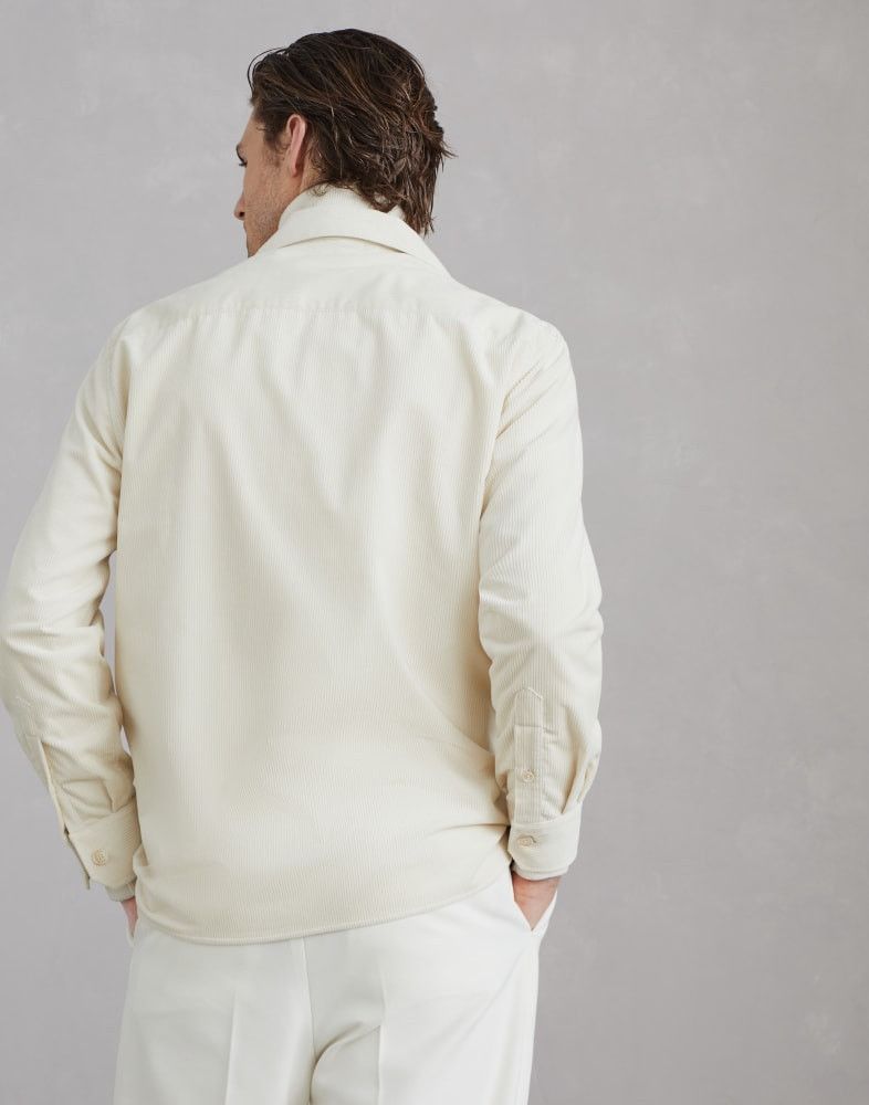 Brunello Cucinelli o1w1db10825 Shirt in White Size US S / EU 44-46 / 1 - 4 Thumbnail