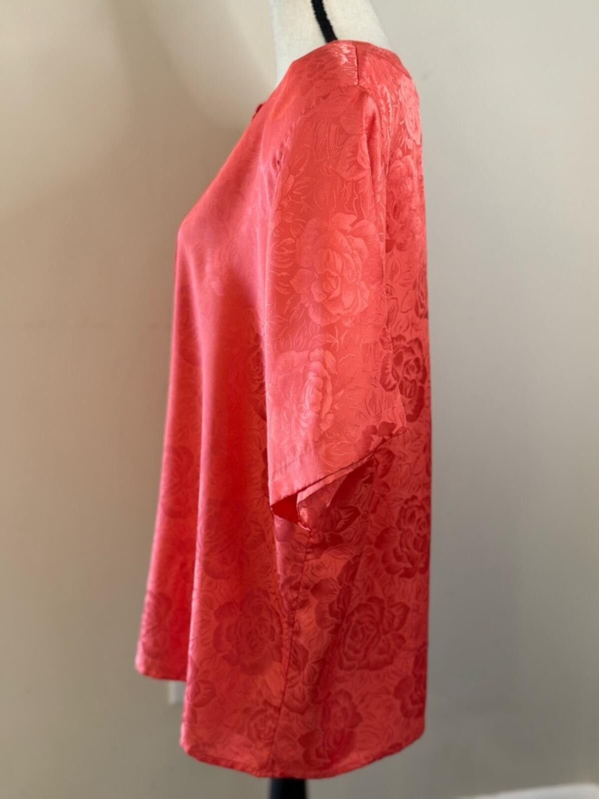 Other Woman Essentials by Worthington vintage floral silky top 24W Size 4XL / US 24-26 - 3 Thumbnail