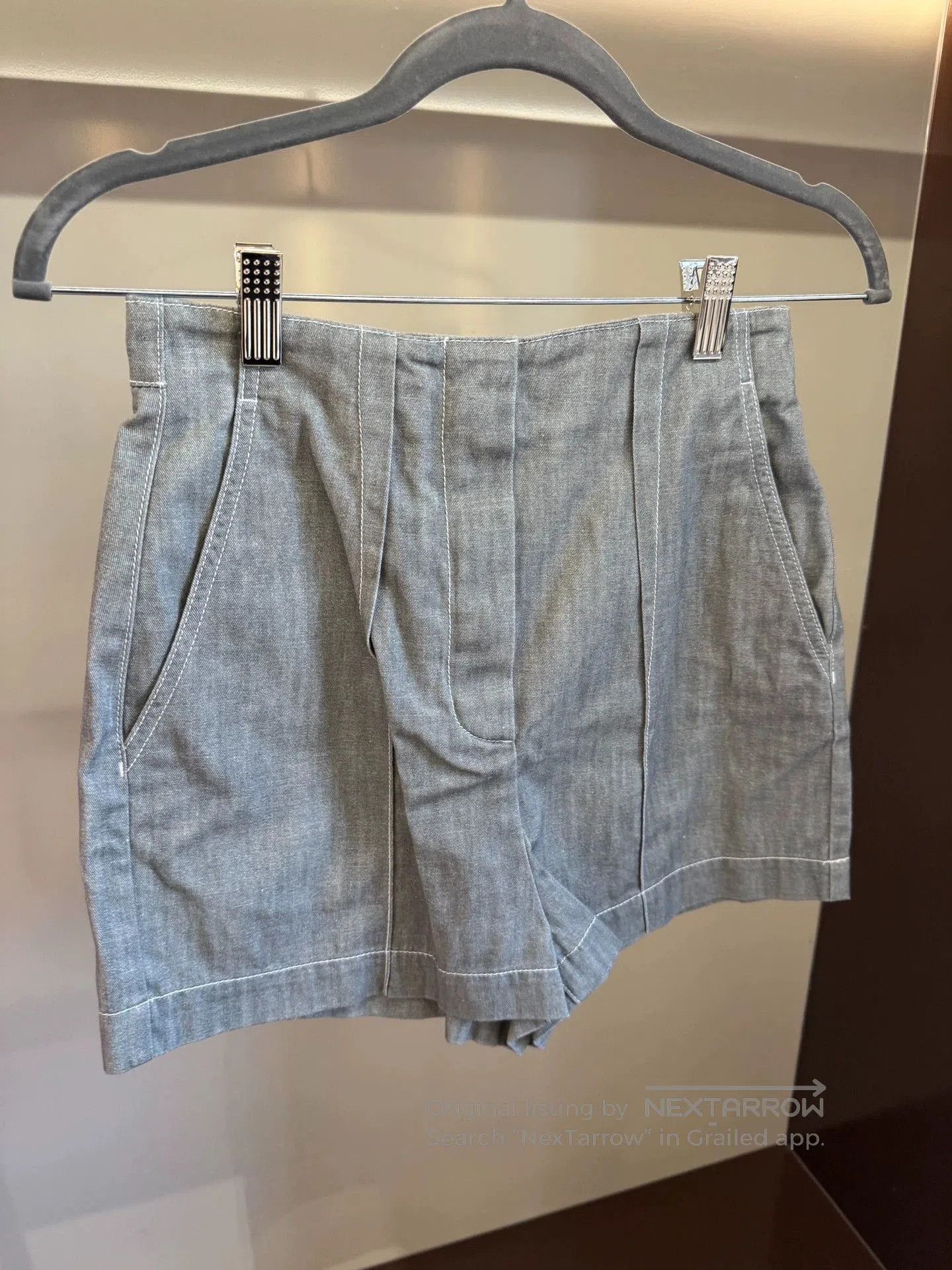 Fendi Fendi Gray Logo Denim Workwear Set. Size US 36 / EU 52 - 6 Thumbnail