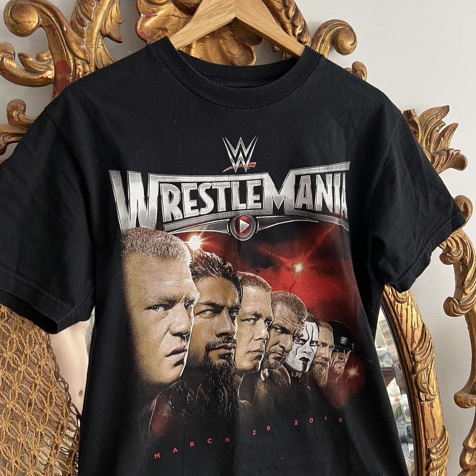 WWE vintage undertaker x john cena WWE wrestlemania 2015 Sz M Size US M / EU 48-50 / 2 - 2 Thumbnail