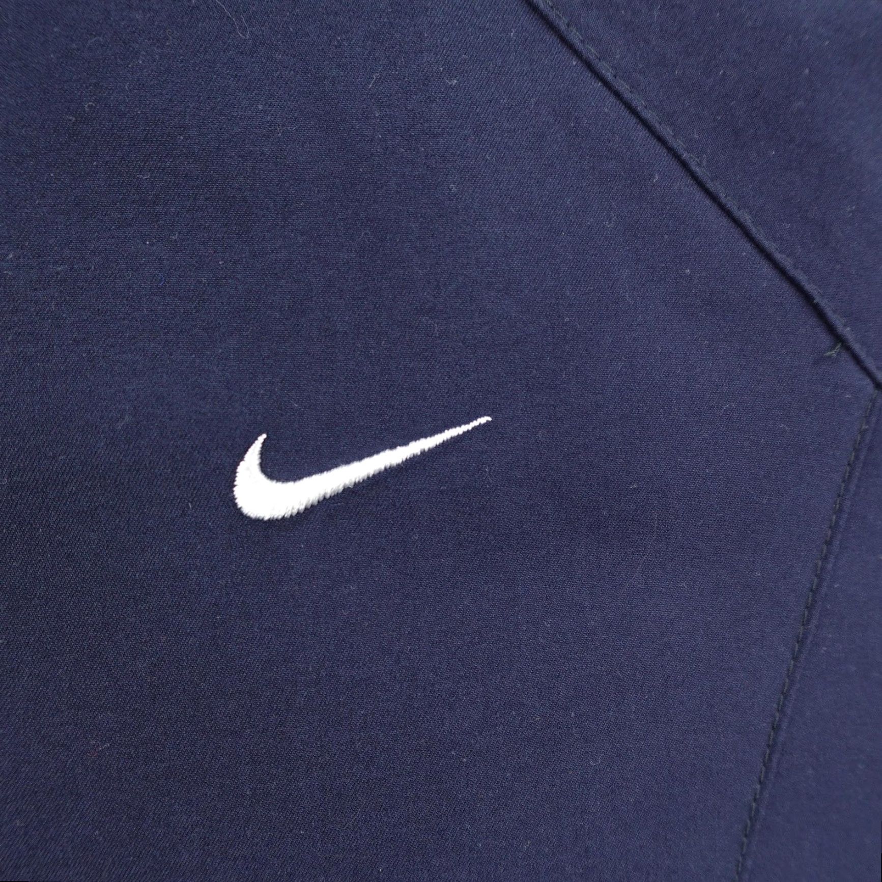 Nike VINTAGE Nike Jacket Womens Large Blue Track Coat Windbreaker Full Zip Swoosh Y2K Size L / US 10 / IT 46 - 3 Thumbnail