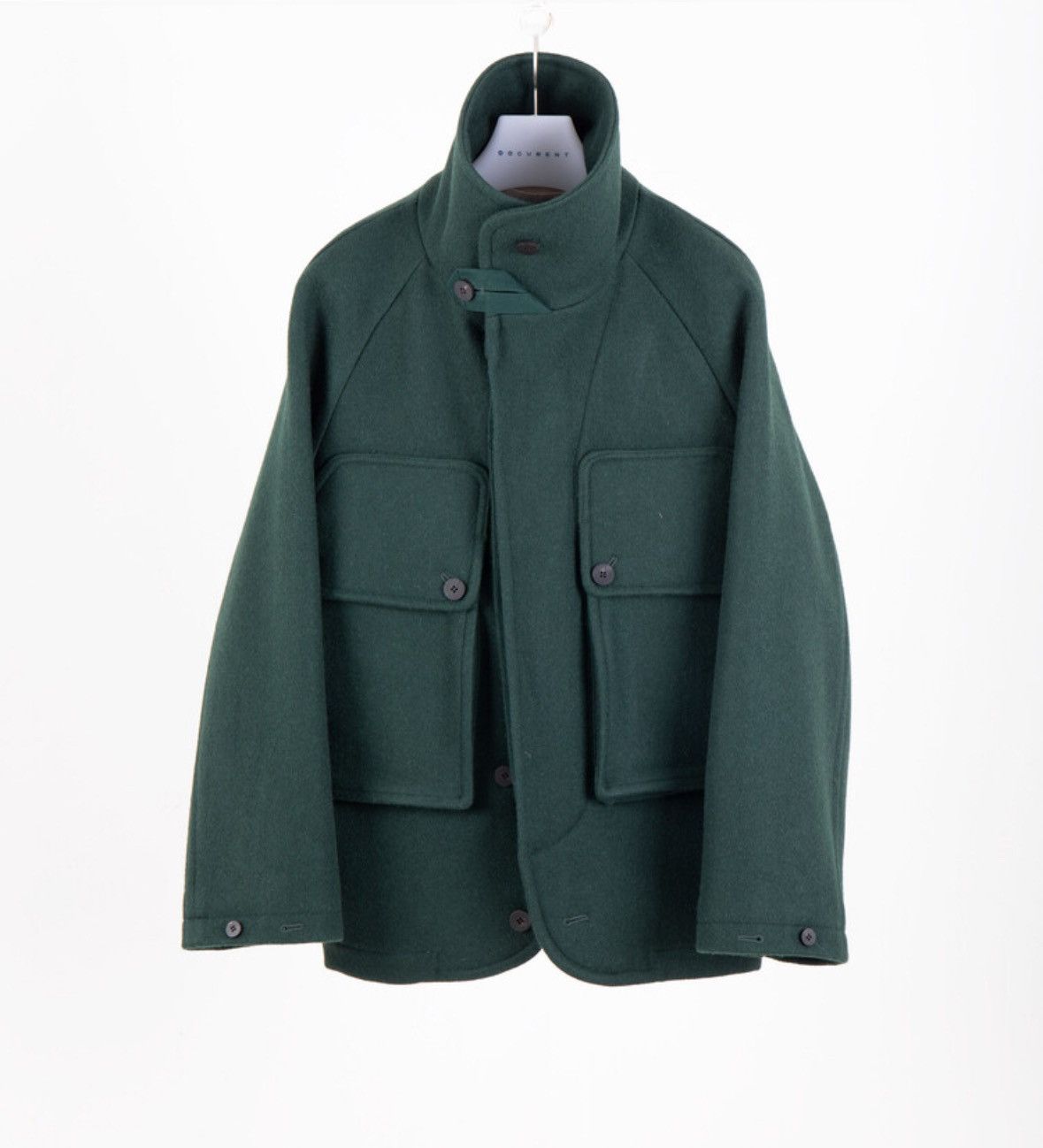 Document Document Coat - Melton Wool, Shawl Collar, Big Pocket Size US S / EU 44-46 / 1 - 3 Thumbnail