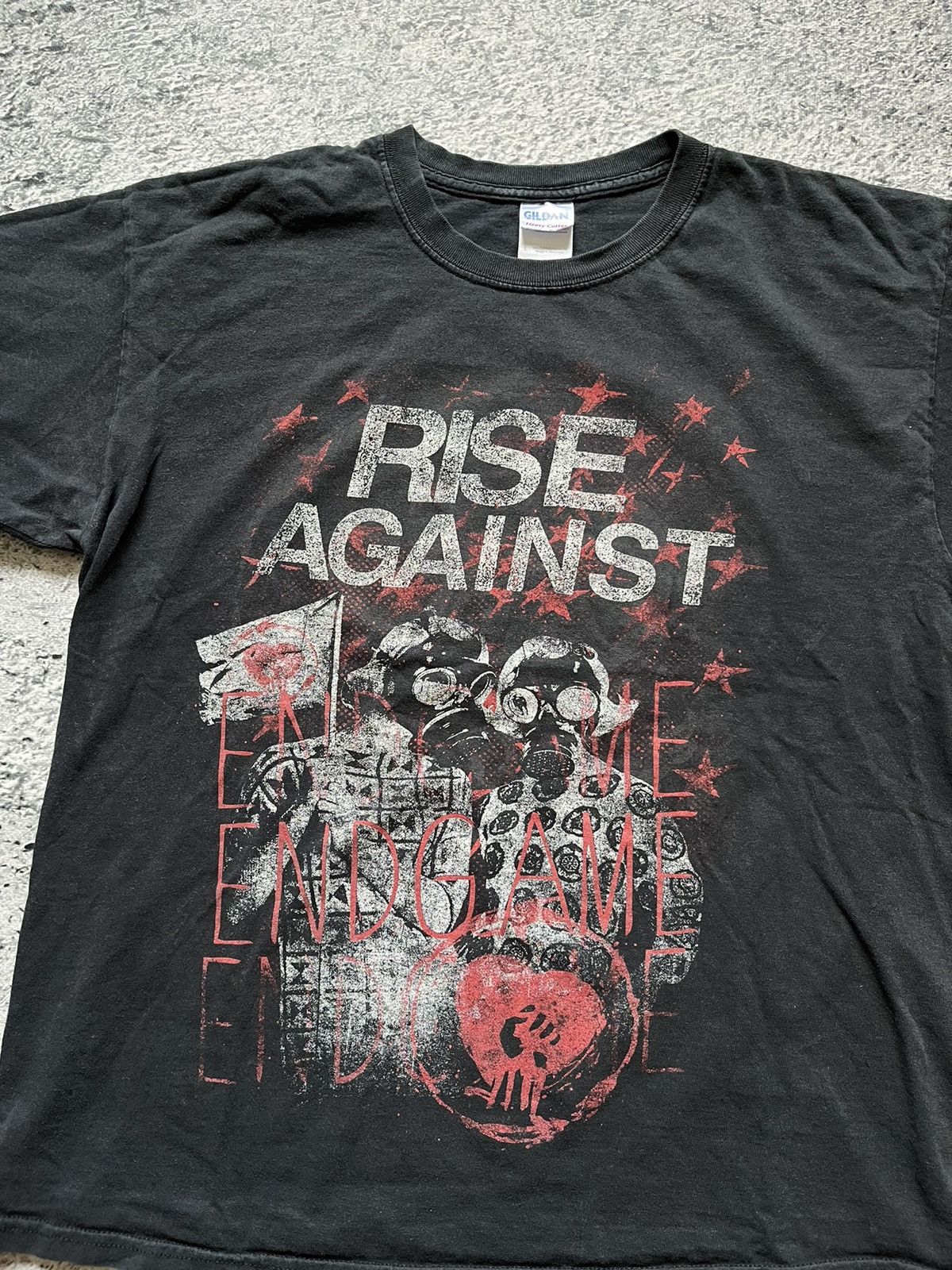 Band Tees × Vintage Rise Against Fall 2011 Europe Tour Vintage T-Shirt M Size Size US L / EU 52-54 / 3 - 5 Thumbnail