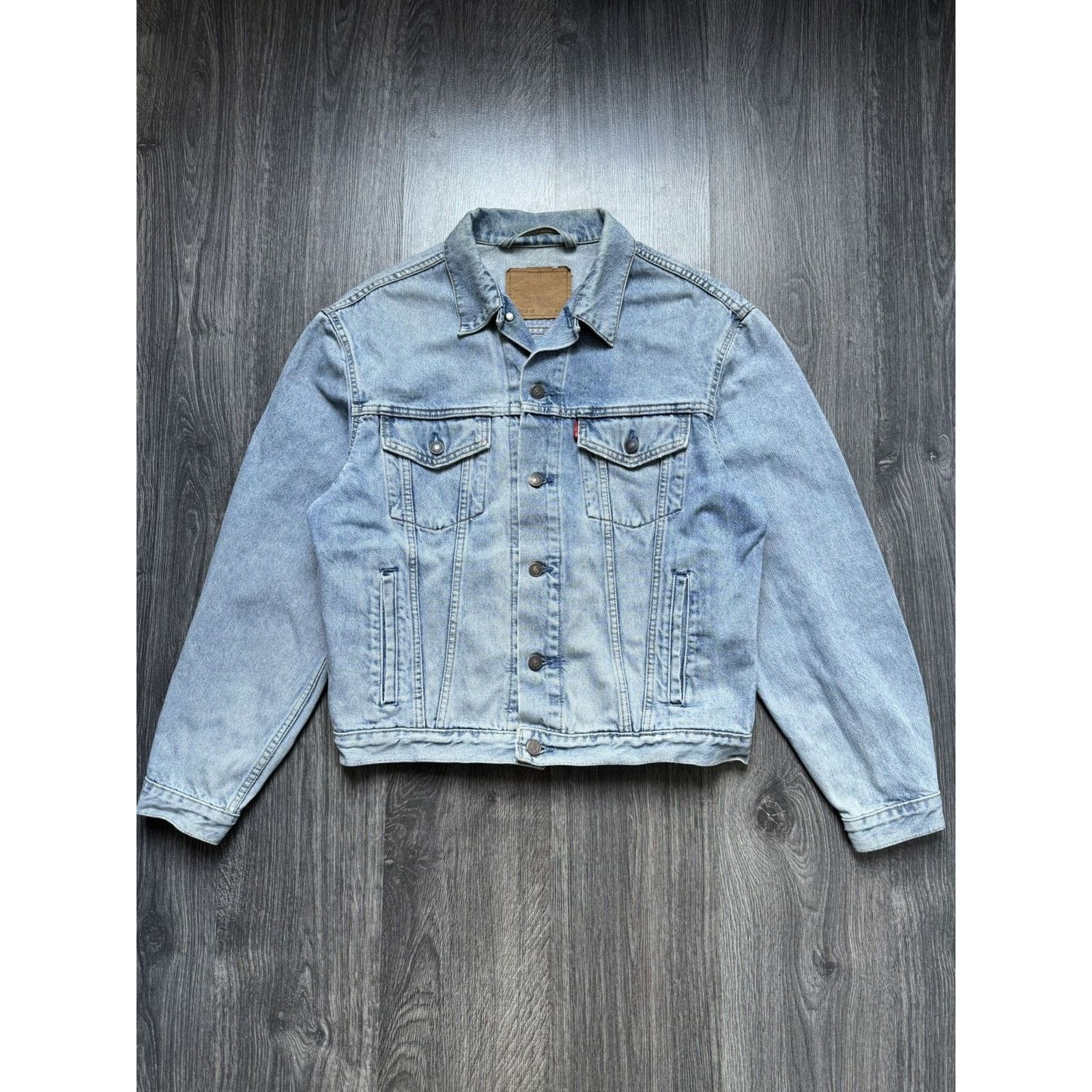 Levi's × Levi's Vintage Clothing × Vintage 89s Levi’s Vintage Denim Blue Jacket made in Yugoslavia Size US M / EU 48-50 / 2 - 1 Thumbnail