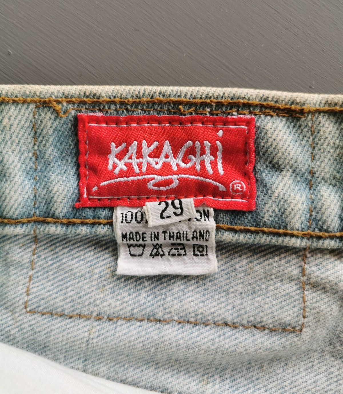 Other Kakachi USA Flag Studded Distressed Square Design Jeans Size US 28 / EU 44 - 9 Thumbnail