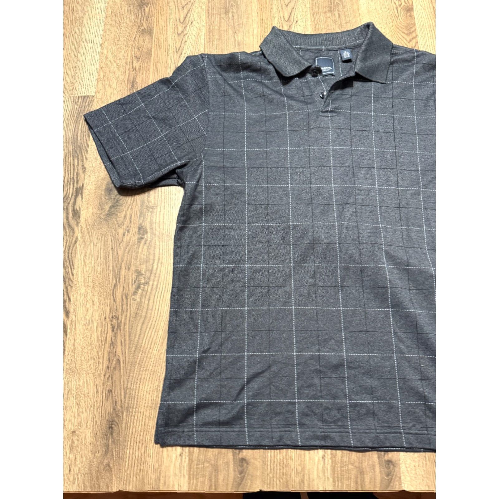 Arrow Arrow Shirt Men's Size Medium Grey White Short Sleeve Polo Shirt Size US M / EU 48-50 / 2 - 3 Thumbnail