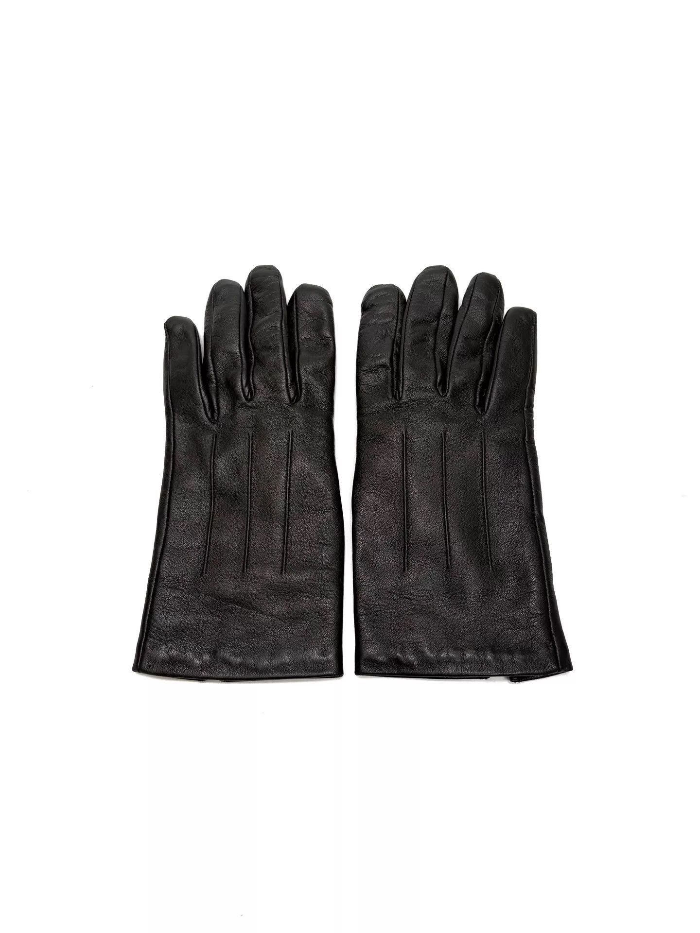 Dior Black Leather Gloves Size ONE SIZE - 1 Thumbnail