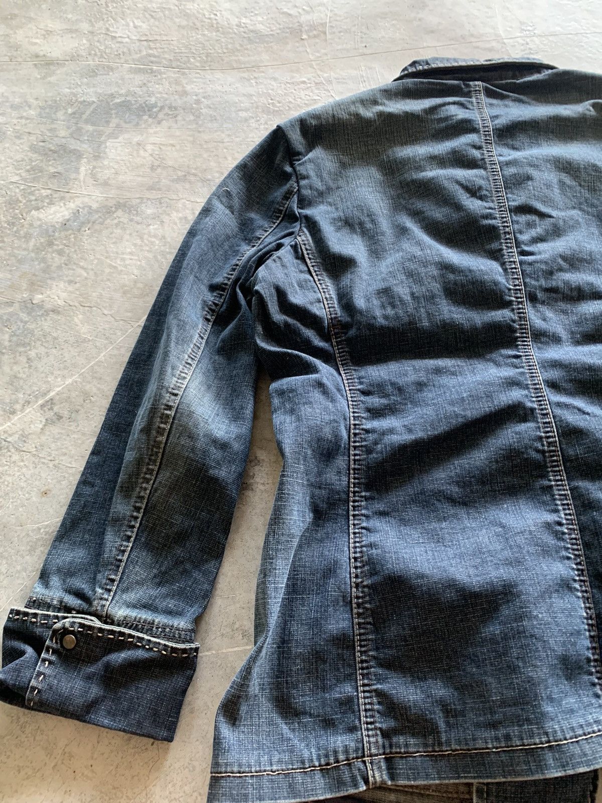 Designer × Marithe + Francois Girbaud RARE VINTAGE marithe francois girbaud MFG denim jacket/coat Size US M / EU 48-50 / 2 - 12 Thumbnail