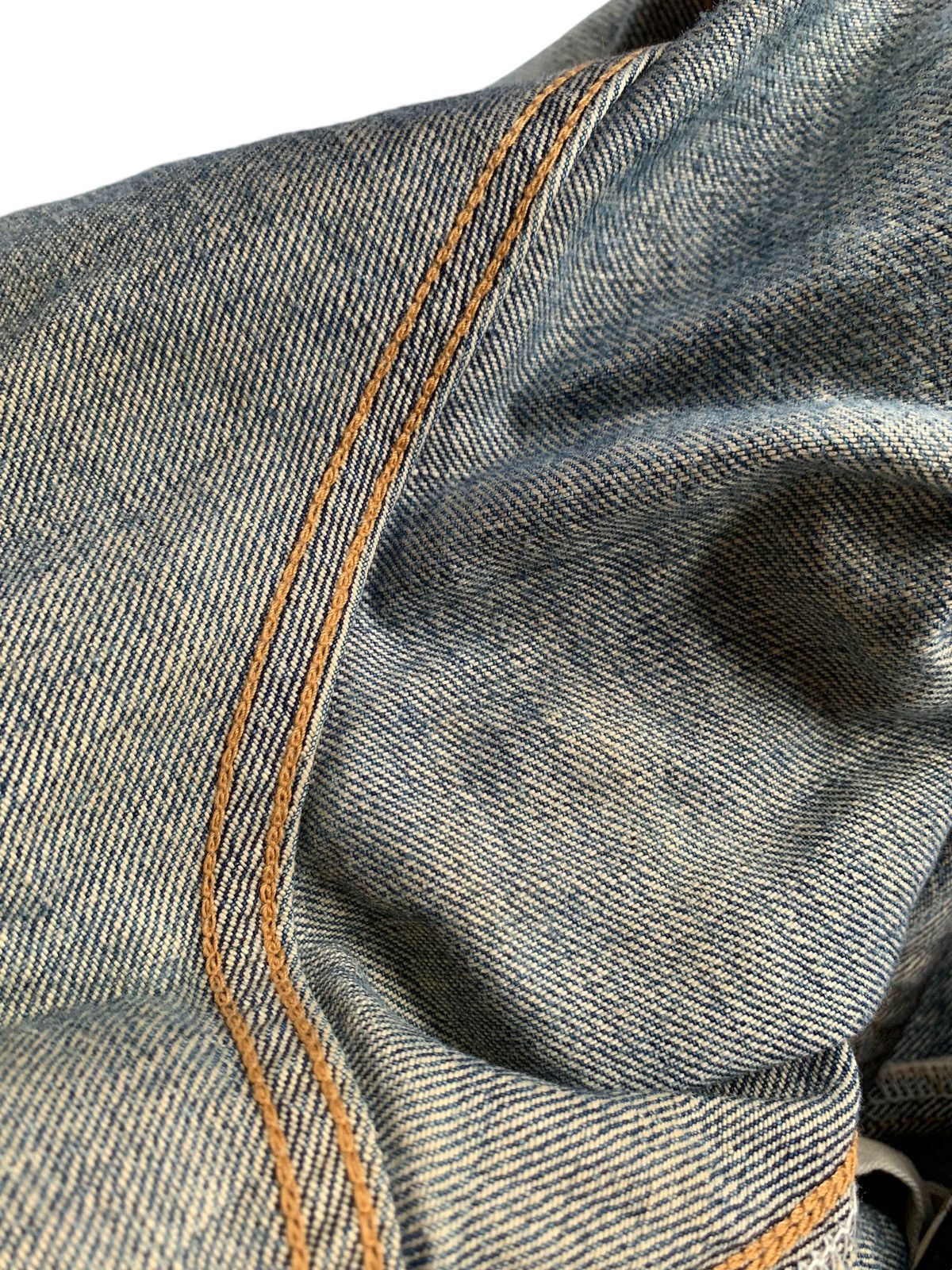 Kapital Whiz Limited Buckle Back Selvedge Distressed Denim Size US 36 / EU 52 - 23 Thumbnail