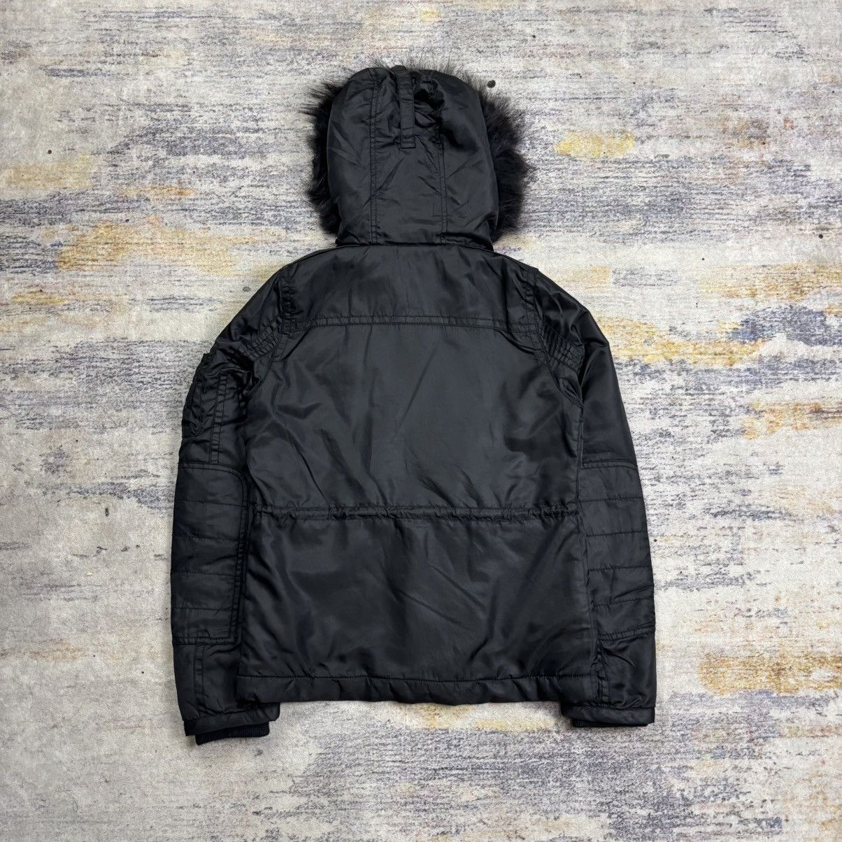 14th Addiction Moussy fur hood military bomber jacket vkei lgb style Size US S / EU 44-46 / 1 - 3 Thumbnail