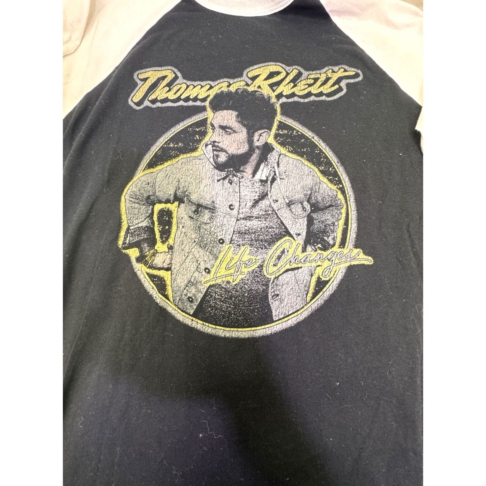 Changes Thomas Rhett Life Changes 2018 Tour 3/4 Sleeve Raglan Band Concert Shirt Mens M Size US M / EU 48-50 / 2 - 3 Thumbnail