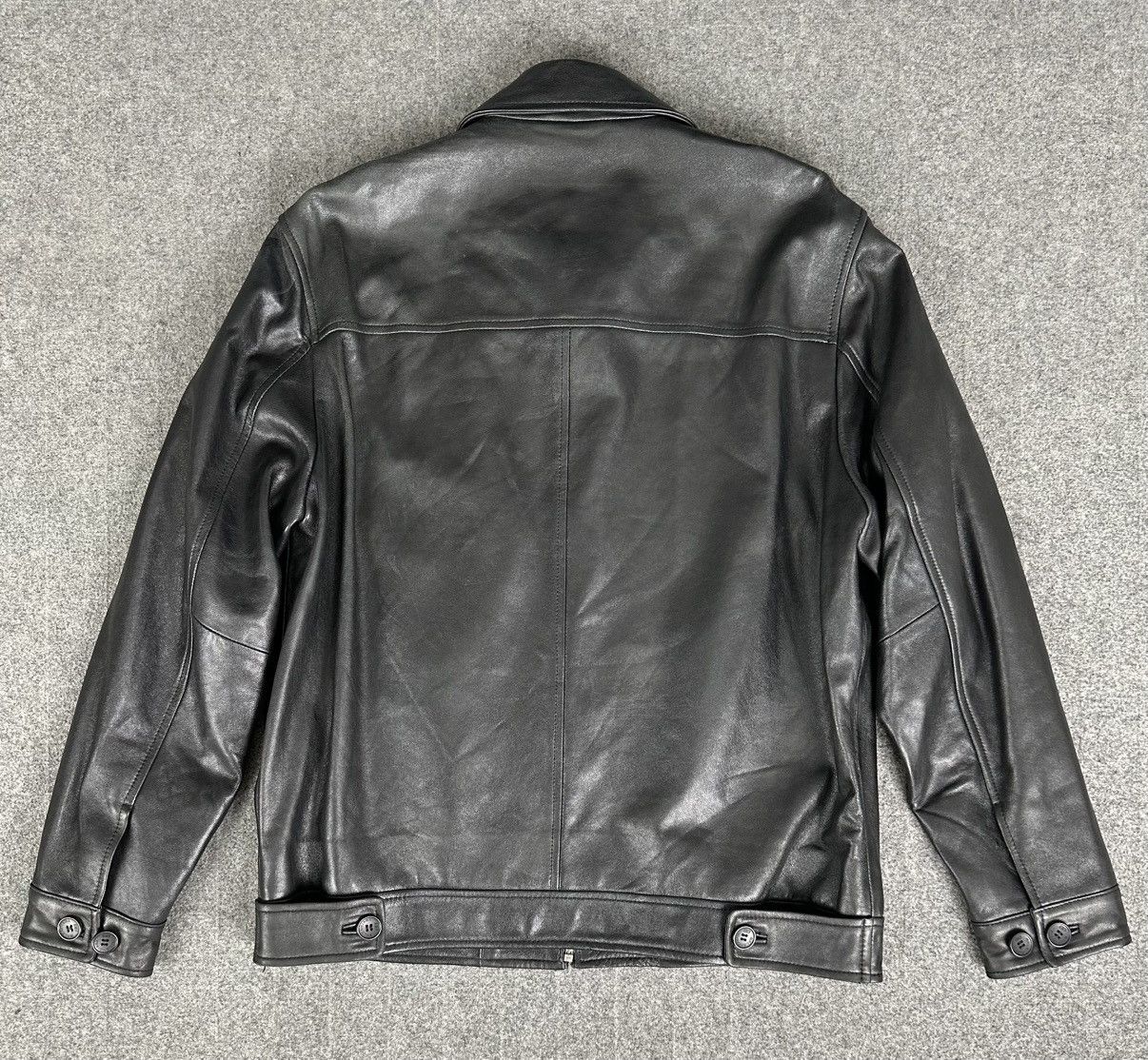 Balenciaga Balenciaga - Nicolas Ghesquiere 1997 Zip-Up Leather Jacket Size US M / EU 48-50 / 2 - 11 Thumbnail