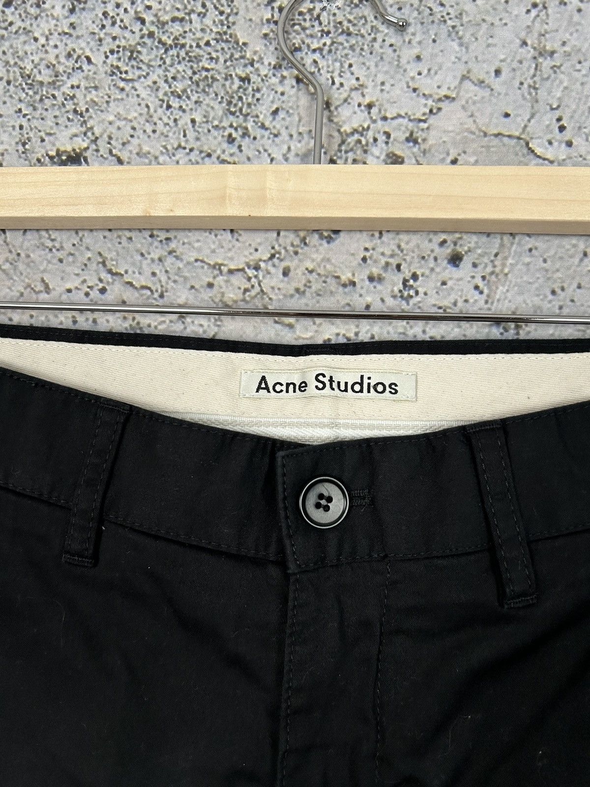 Acne Studios Acne Studios Seymour Satin Black Shorts Designer Rare Size 34" / US 12 / IT 48 - 3 Thumbnail