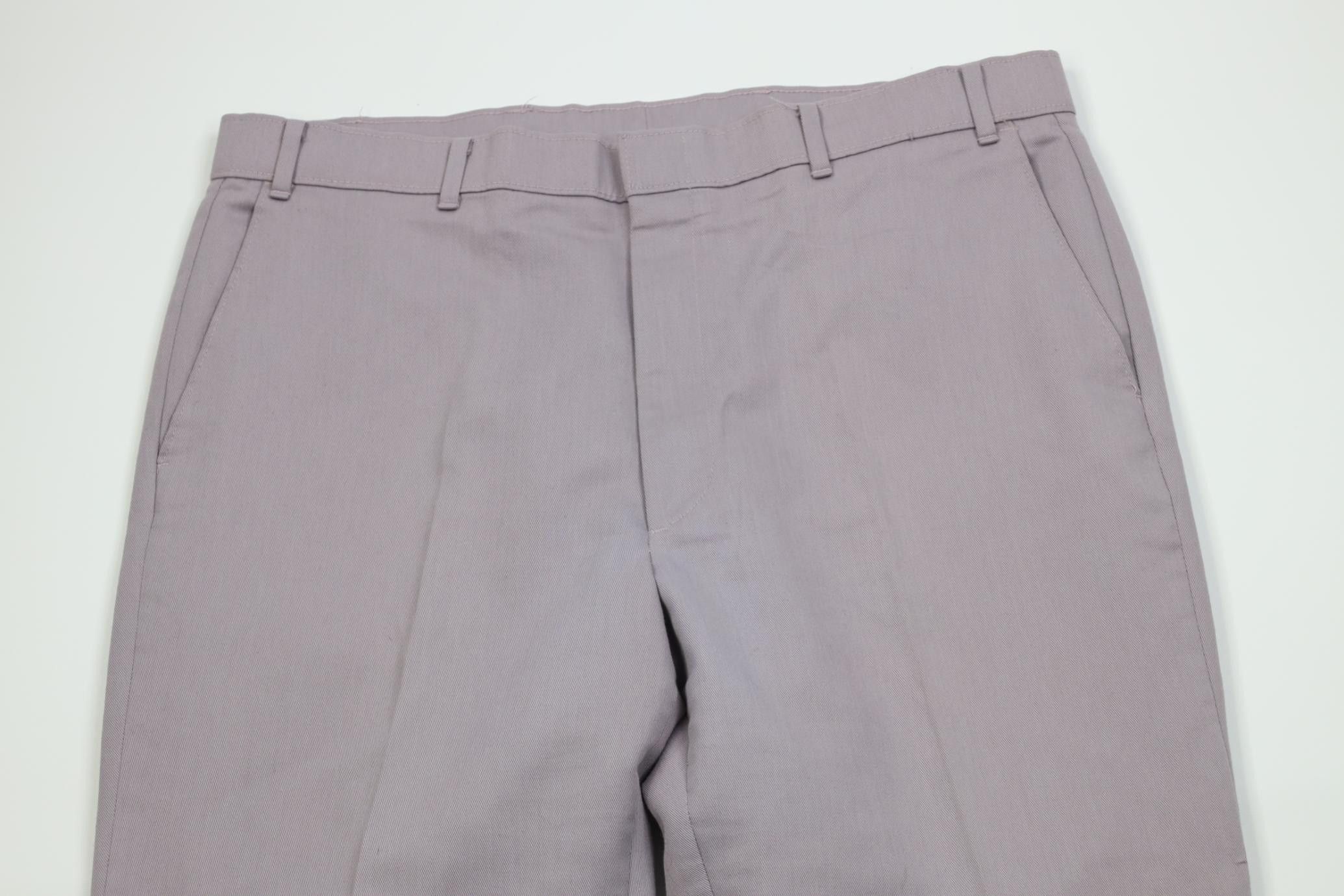 Levi's Vintage 70s 80s Levis Flared Wide Leg Chino Pants Purple USA Size US 38 / EU 54 - 2 Thumbnail
