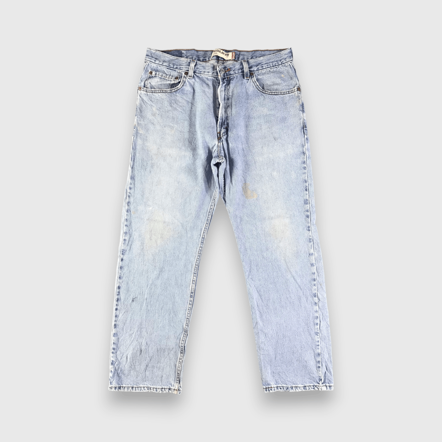 Levi's Vintage Blue Wash Levis 505 Jeans-J3075 Size US 35 - 1 Thumbnail