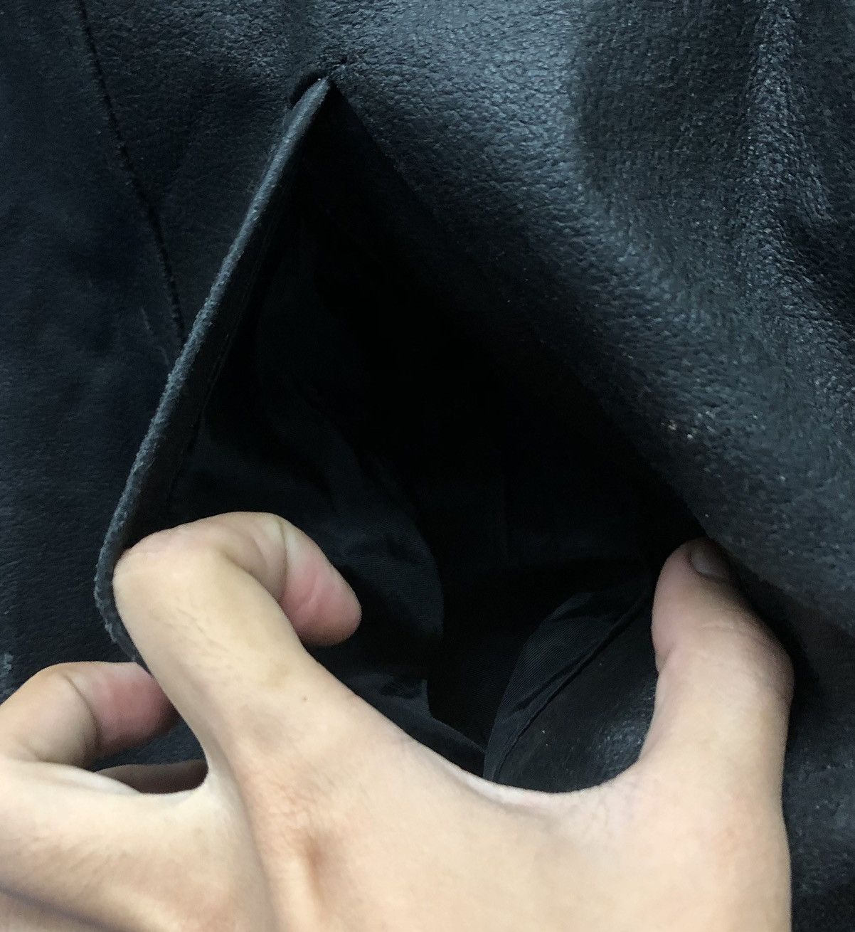 Leather × Vintage Vintage Black Cowhide Leather Bomber Jacket – Size LL Size US XL / EU 56 / 4 - 6 Thumbnail