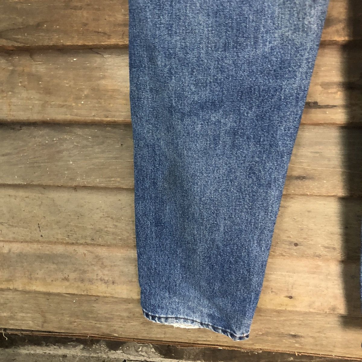 Lee Lee Blue Distressed Denim jeans vintage Pants #7327 Size US 28 / EU 44 - 19 Thumbnail