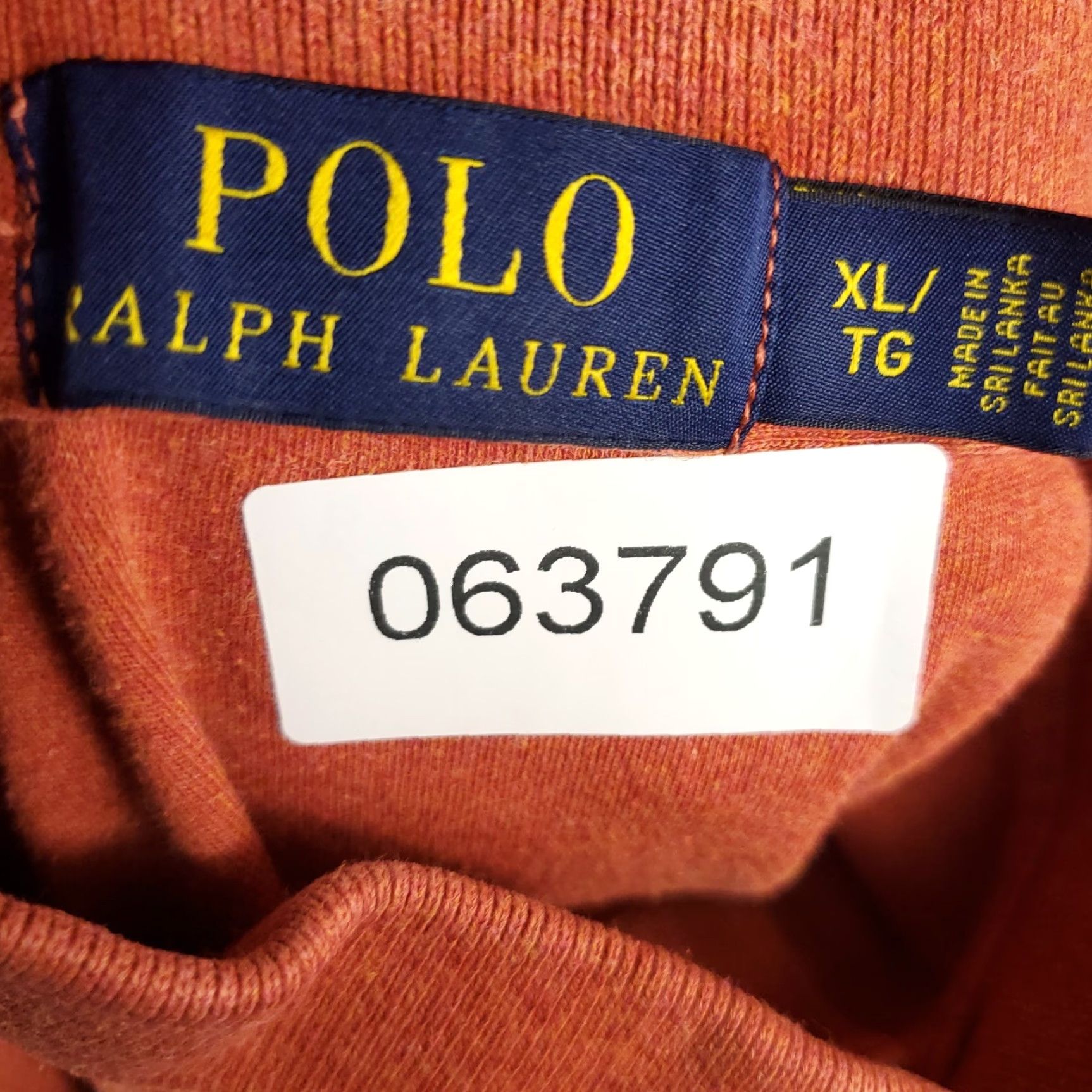 Ralph Lauren Ralph Lauren Polo Shirt Mens XL Orange Casual Short Sleeve Woven Solid Preppy Size US XL / EU 56 / 4 - 7 Thumbnail