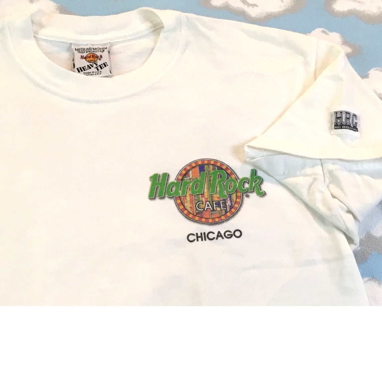 Hard Rock Cafe Hard Rock Cafe Chicago Skyline Guitar T-Shirt Logo Vtg Med Size US M / EU 48-50 / 2 - 2 Thumbnail
