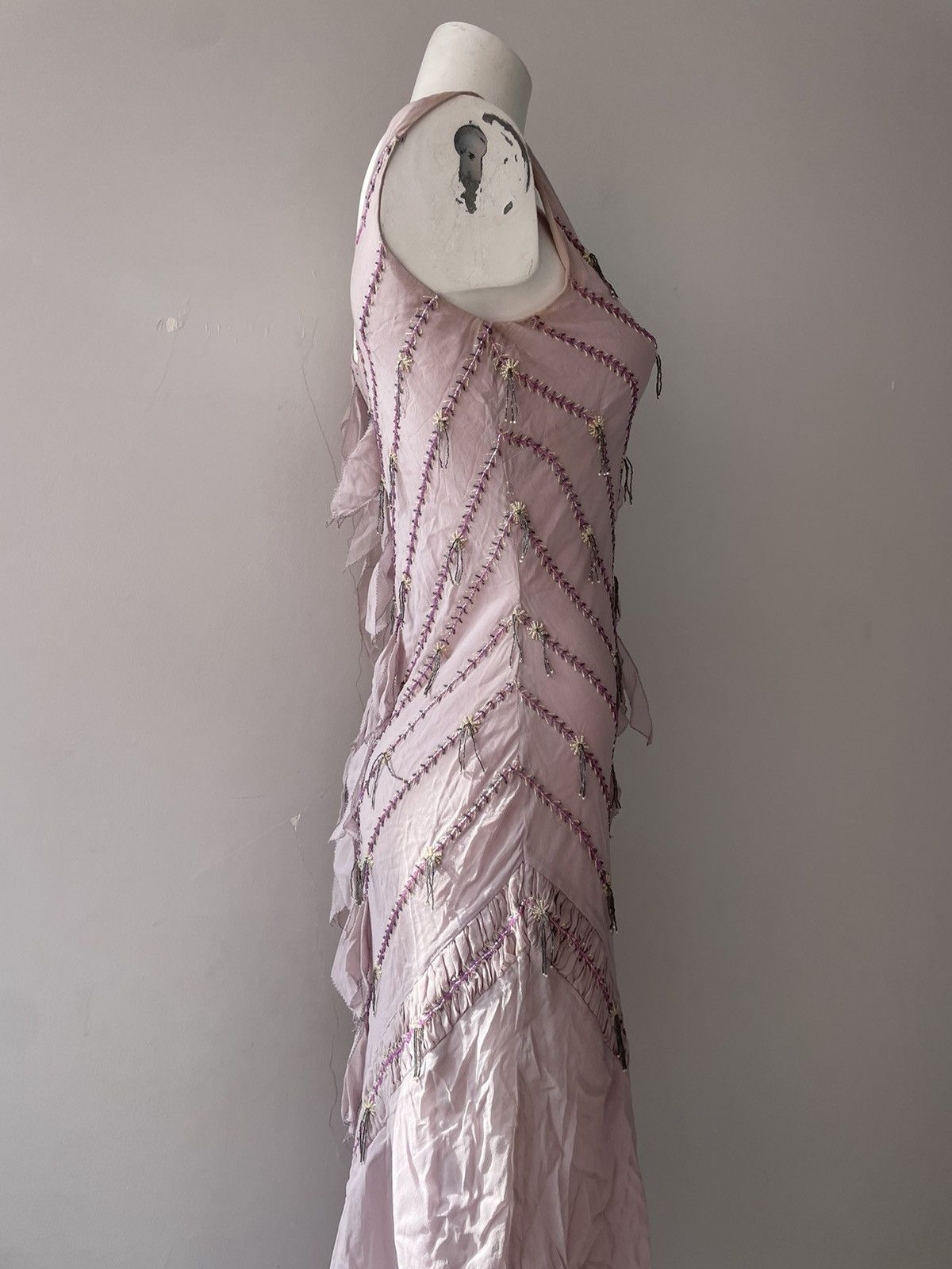 Vintage Italian silk dress Size S / US 4 / IT 40 - 14 Thumbnail
