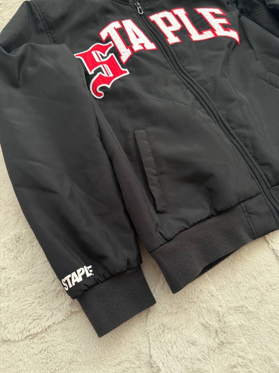 Staple Staple x Hello Kitty Baseball Jacket Black Size US M / EU 48-50 / 2 - 3 Thumbnail