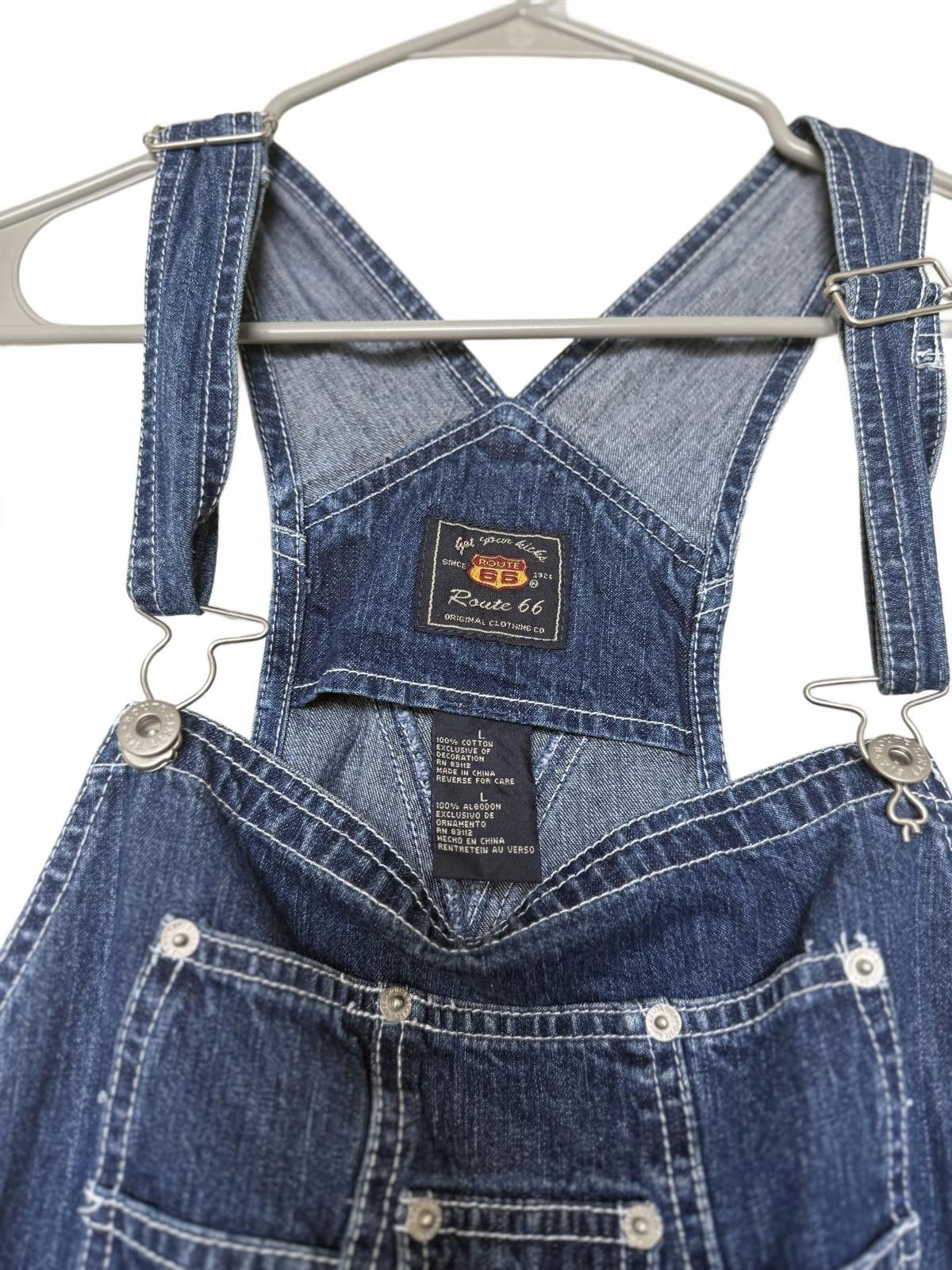 Route 66 Route 66 Women's Denim Overalls - Ombre Shortalls Size 36" / US 14 / IT 50 - 2 Thumbnail