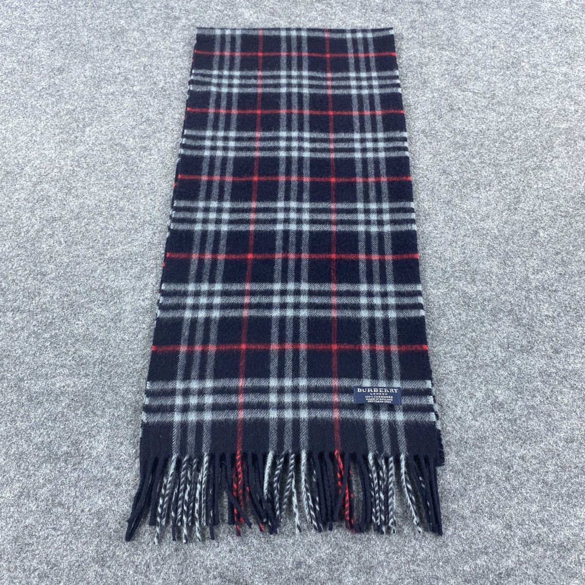 Burberry × Vintage Burberry Scarf # D669 # Muffler # Neckwear # Nova Check Size ONE SIZE - 5 Thumbnail