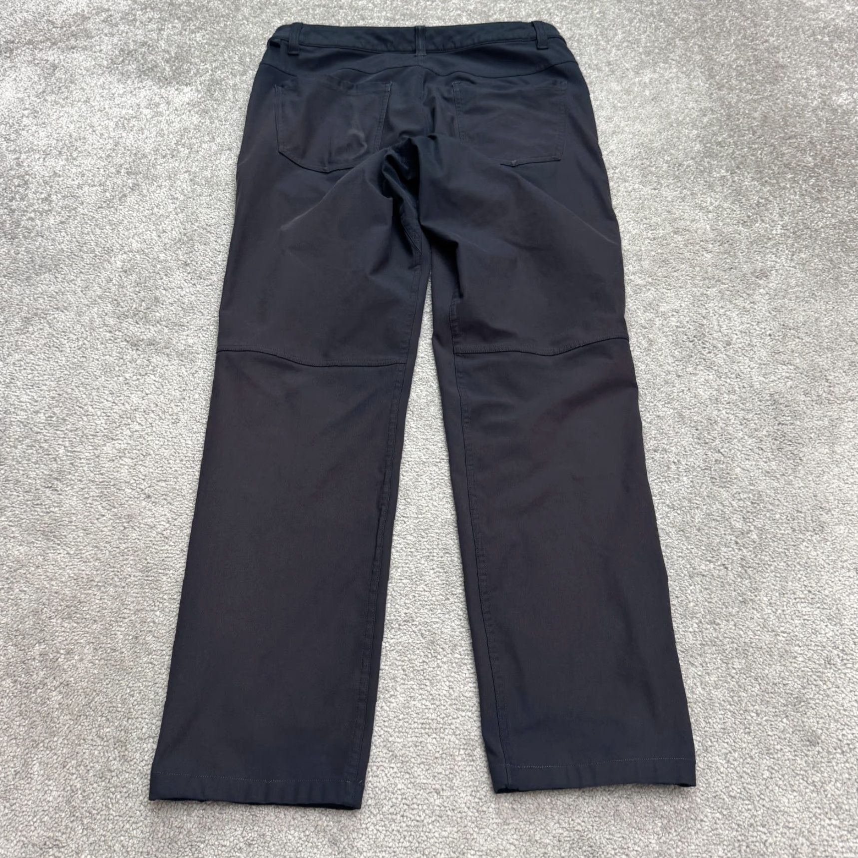Lululemon Lululemon ABC Commission 5-Pocket Trouser Pants Mens 31 Black Straight Leg Golf Khakis Pants Size US 31 - 2 Thumbnail