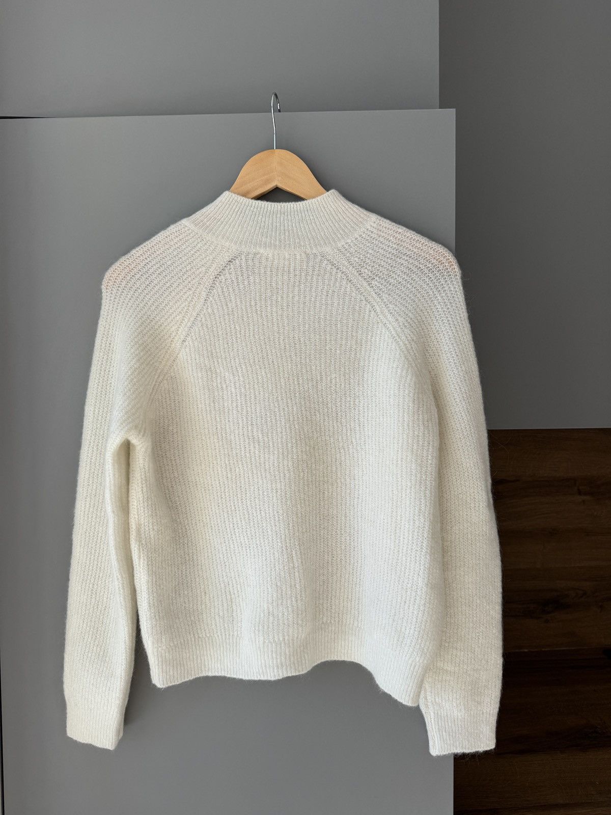 Sezane LA MAILLE SEZANE Kid Mohair Beige Jumper XS Size XS / US 0-2 / IT 36-38 - 6 Thumbnail