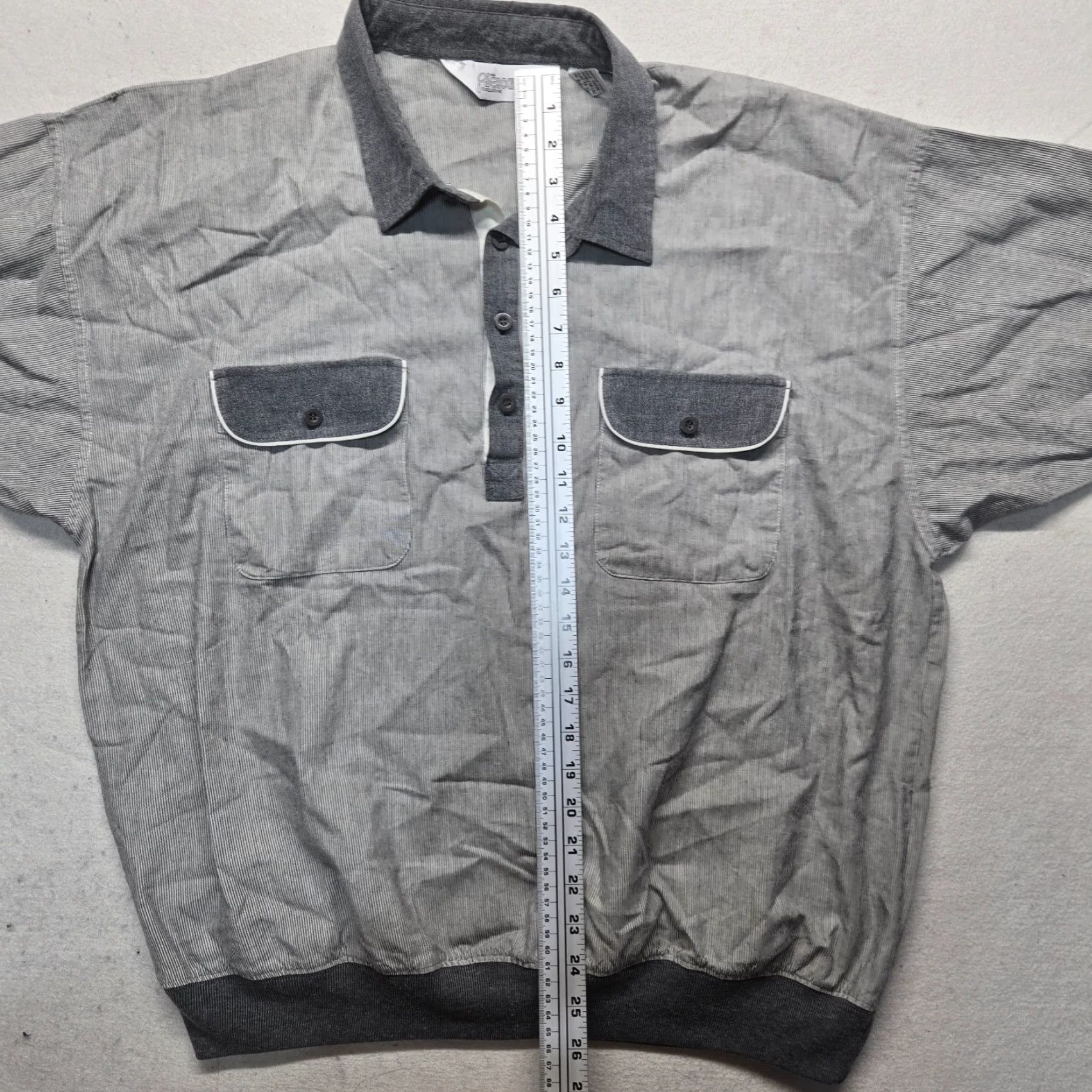 Vintage VINTAGE Alexxus Polo Shirt Men XL Gray Golf Short Sleeve 80s 90s Classic Sports Polo Mens Size US XL / EU 56 / 4 - 6 Thumbnail
