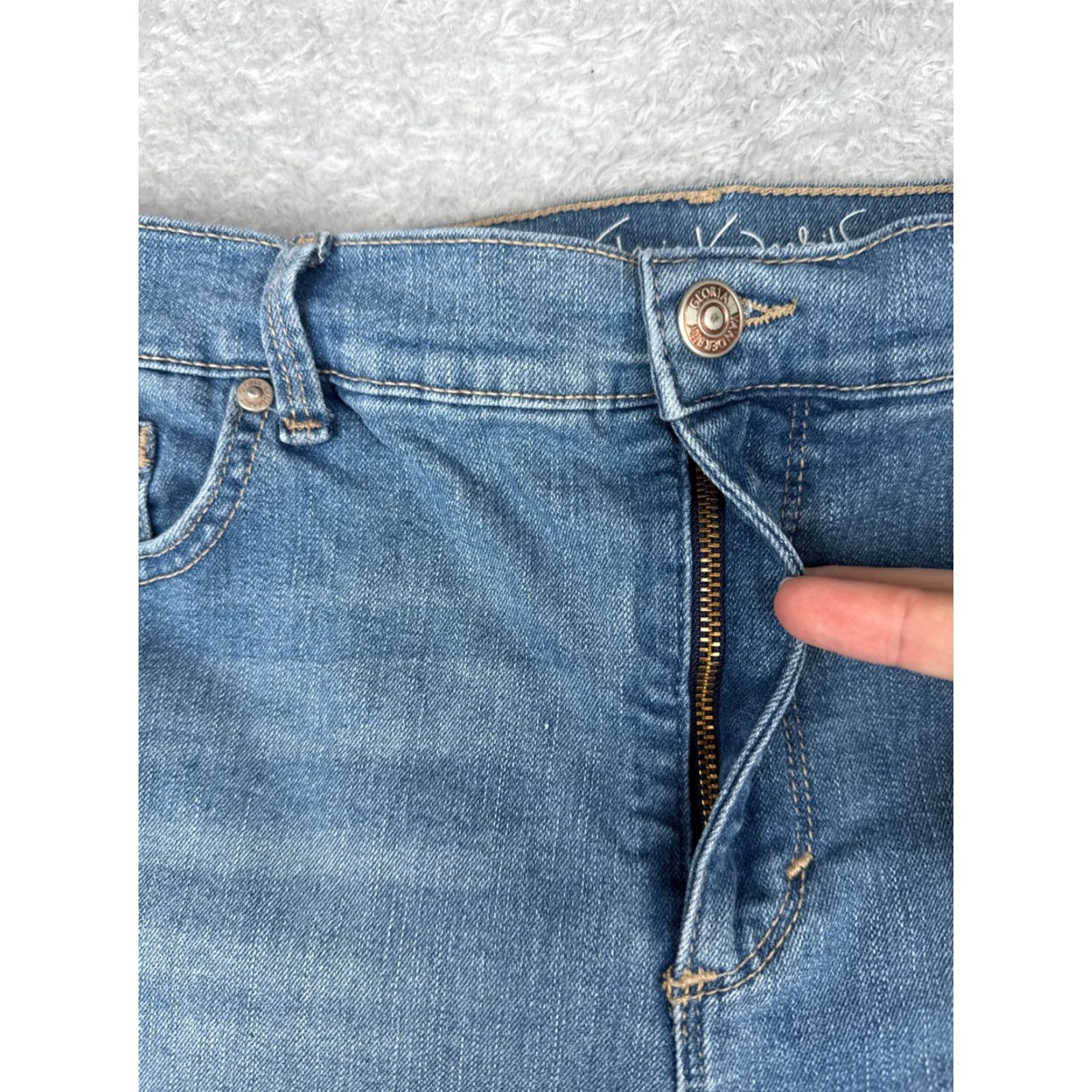 Gloria Vanderbilt Gloria Vanderbilt Jeans Capri 12P Womens Blue Denim Amanda Cotton Blend 31x18 Size 34" / US 12 / IT 48 - 5 Thumbnail