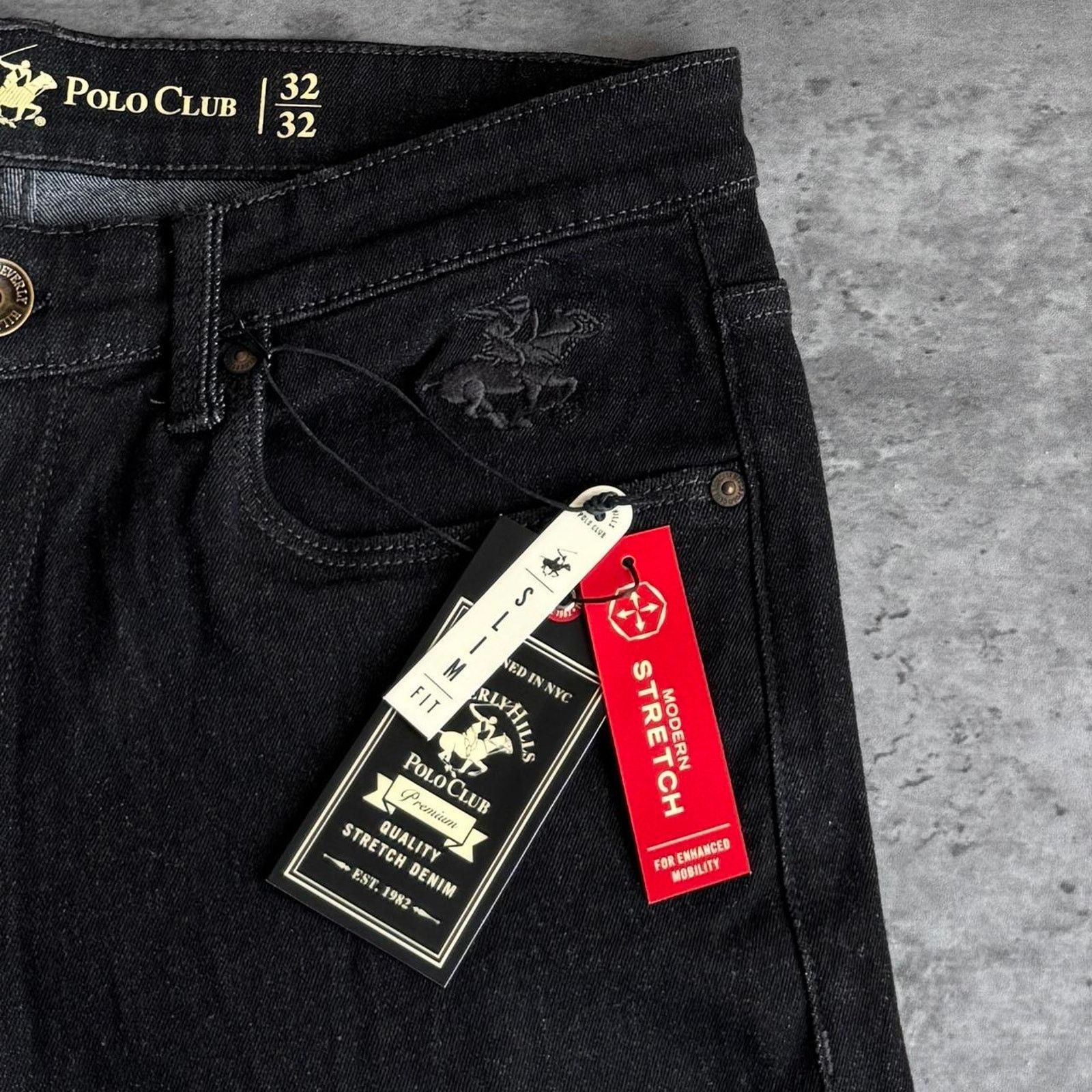 Beverly Hills Polo Club × Japanese Brand × Vintage Vintage Y2K Beverly Hills Polo Club Black Grunge Opium Jeans Size US 32 / EU 48 - 3 Thumbnail
