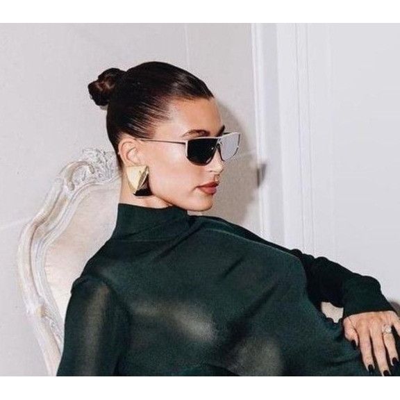 Saint Laurent Paris NEW SAINT LAURENT SL605 LUNA 003 SHIELD METAL SILVER SUNGLAS Size ONE SIZE - 4 Thumbnail