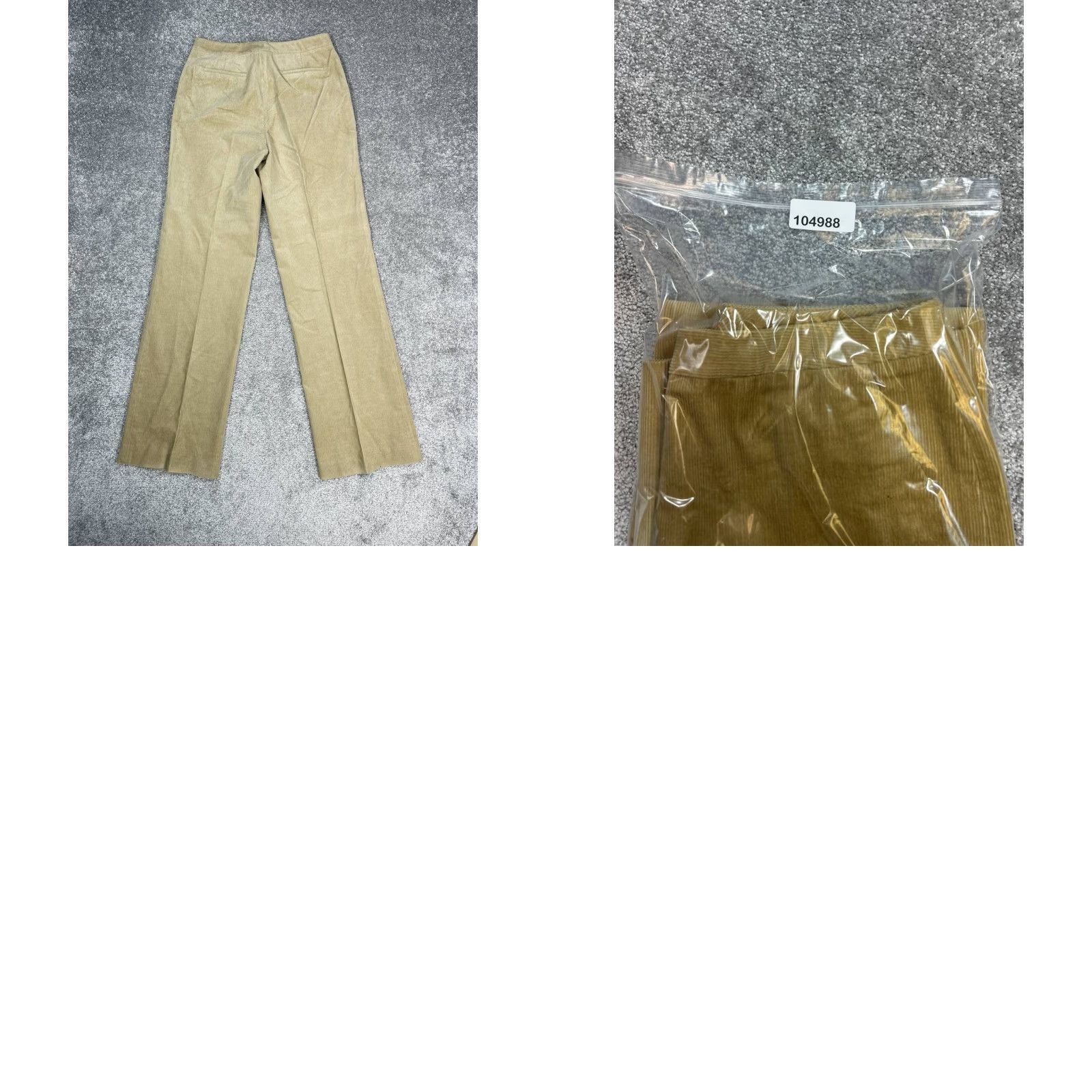 Brooks Brothers Brooks Brothers Corduroy Pants Womens 4 Beige Mid Rise Stretch Wide-Leg Casual Pants Beige Women 4 Brooks Brothers Wide-Leg Corduroy Pants 4 Beige Size 27" / US 4 / IT 40 - 9 Thumbnail