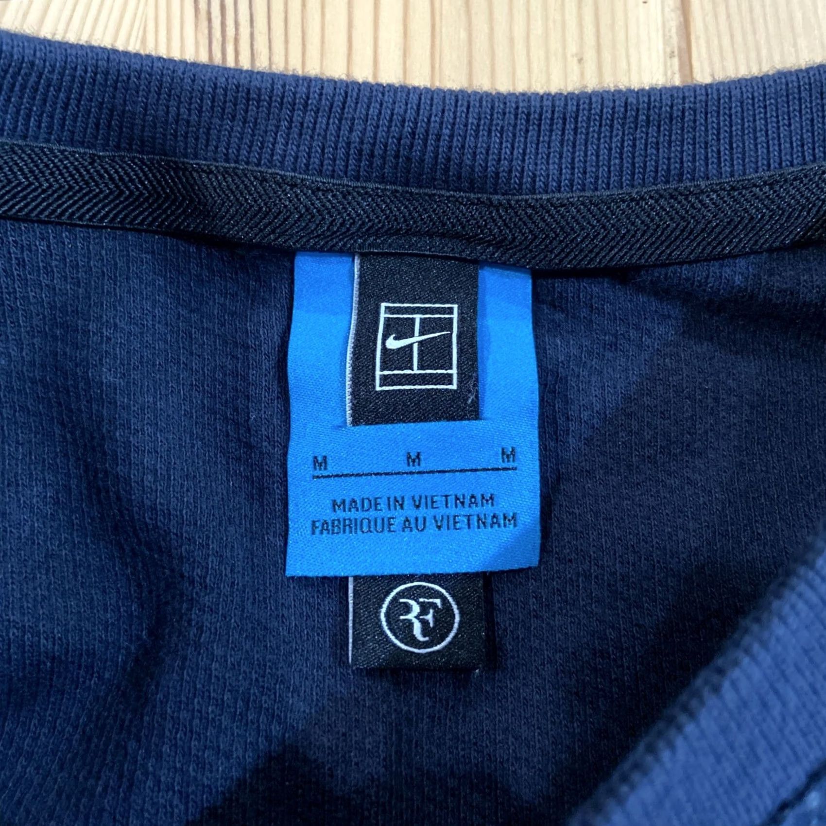 Nike Nike RF Roger Federer Pocket Shirt Mens M Navy Short Sleeve Polo Logo Patch Collared Sports Modern Regular Fit Size US M / EU 48-50 / 2 - 4 Thumbnail