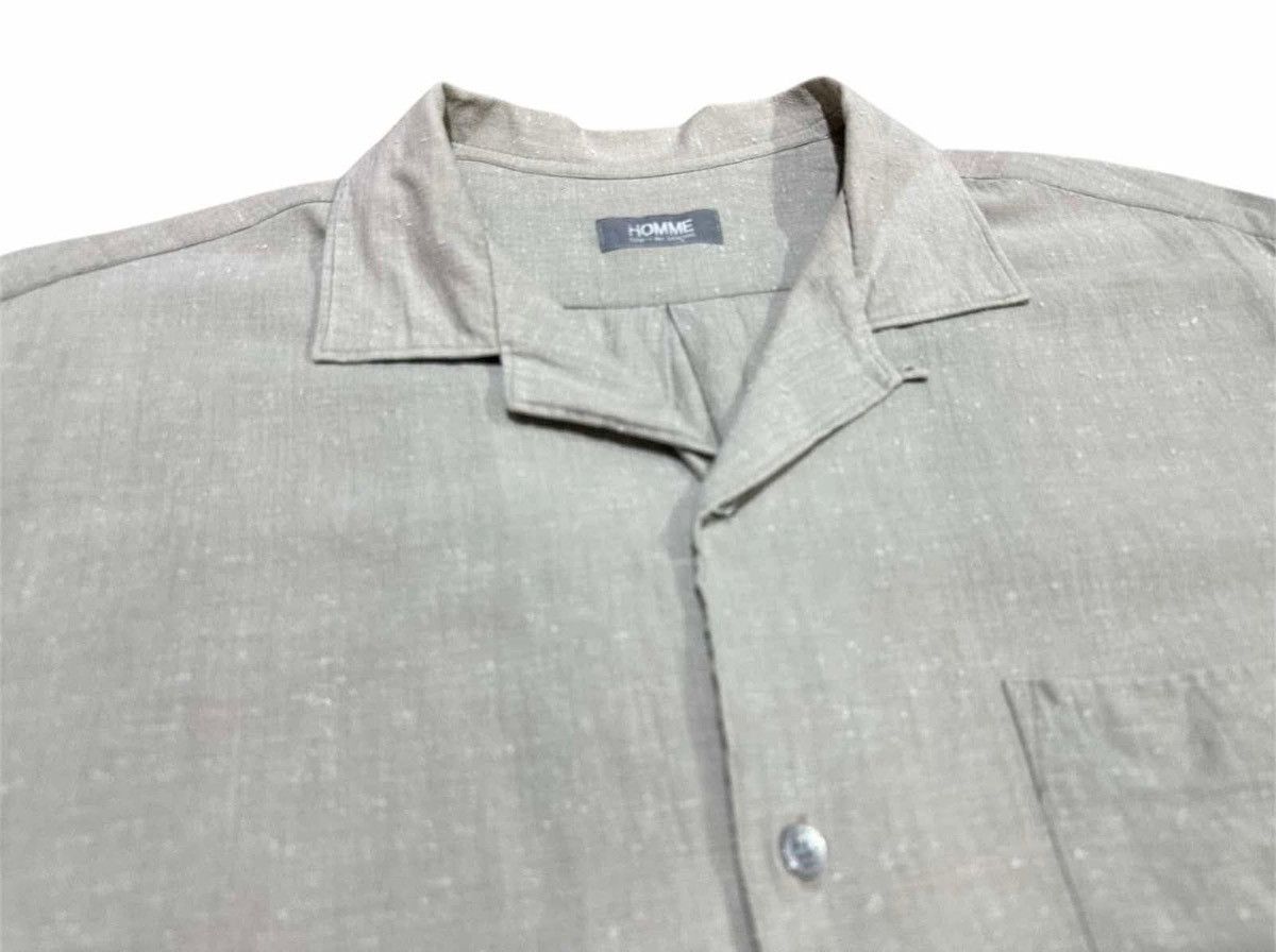 Comme des Garcons Homme 🔥80s Vintage Comme Des Garcons Homme Shirt Camp Collar Size US XL / EU 56 / 4 - 3 Thumbnail