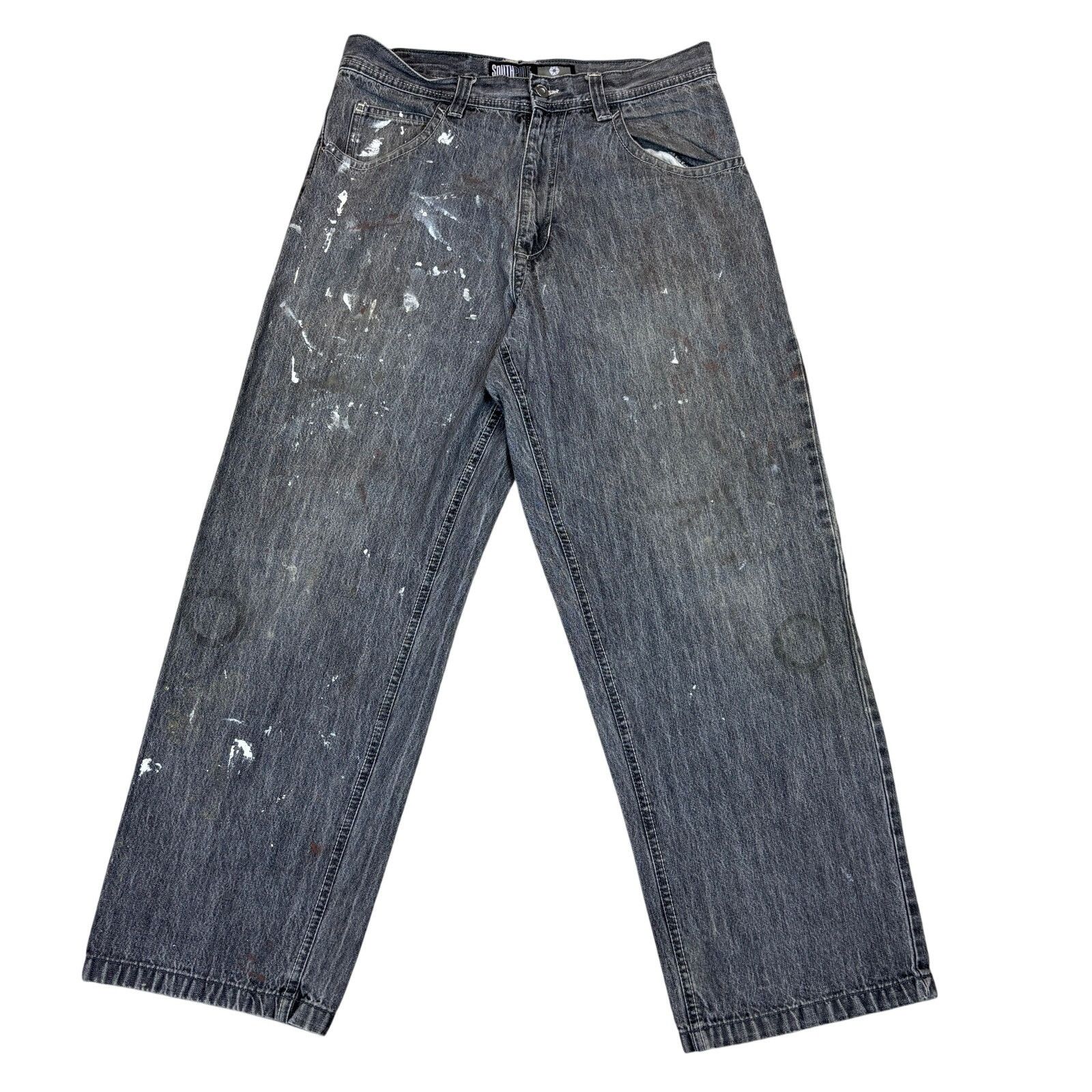 Southpole Vintage Southpole Y2K Baggy Paint Splatter Jeans Men's 34x30 Size US 34 / EU 50 - 1 Thumbnail