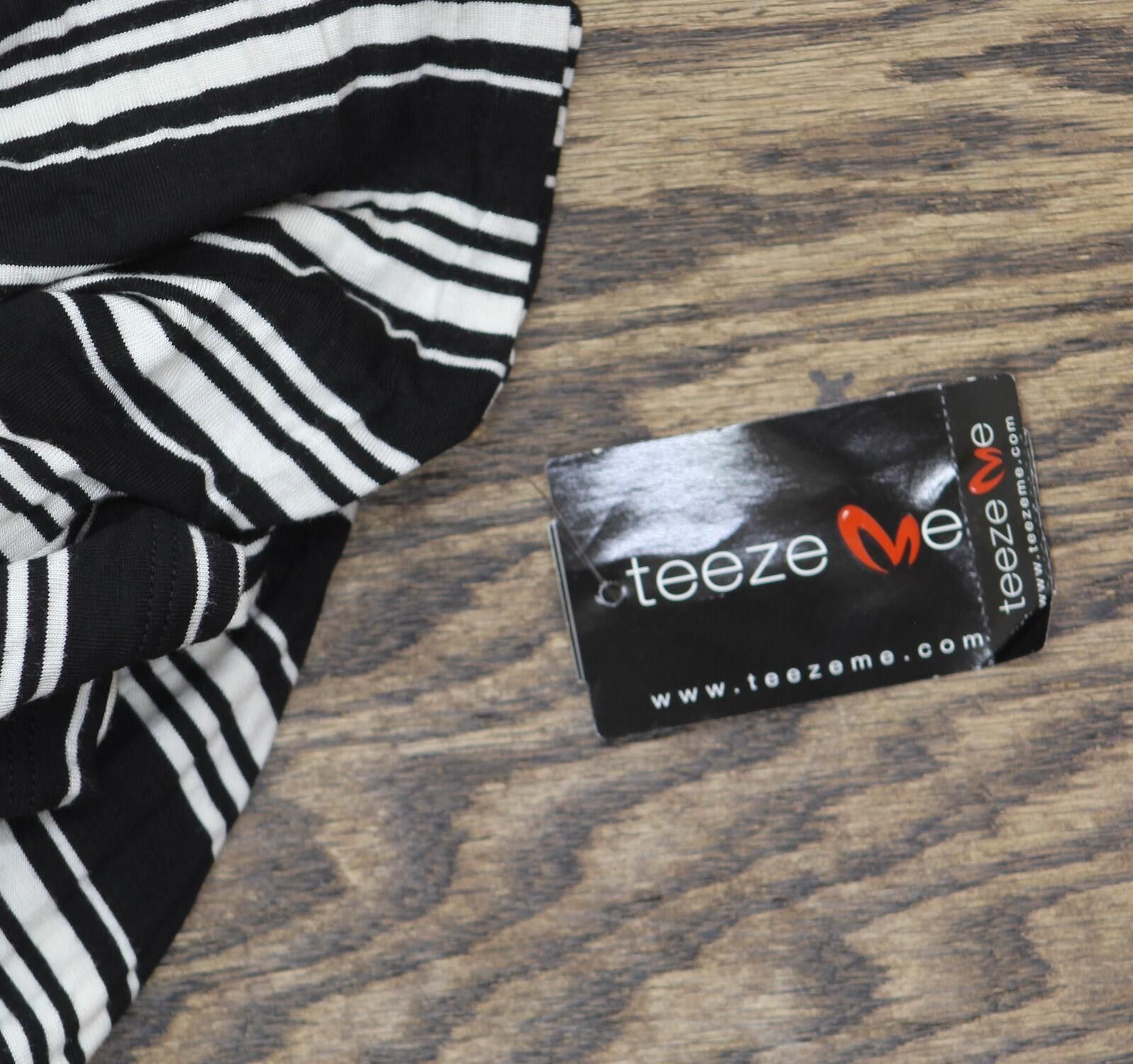 Other Nwt Unedited By Teeze Me Knit Dress S244149w Black Stripe S Size S / US 4 / IT 40 - 3 Thumbnail