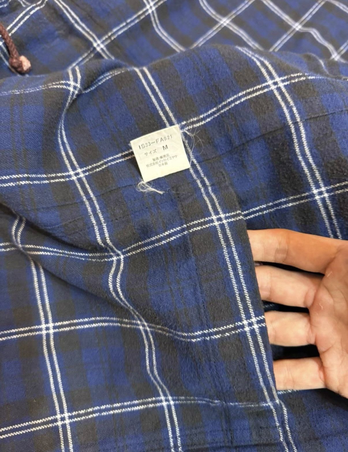Issey Miyake Issey Miyake Issey Sports Belted Plaid Coat Size US L / EU 52-54 / 3 - 4 Thumbnail