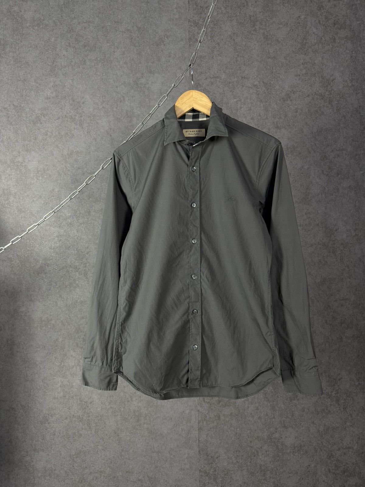 Burberry Burberry luxury designer logo shirt Size US S / EU 44-46 / 1 - 1 Thumbnail