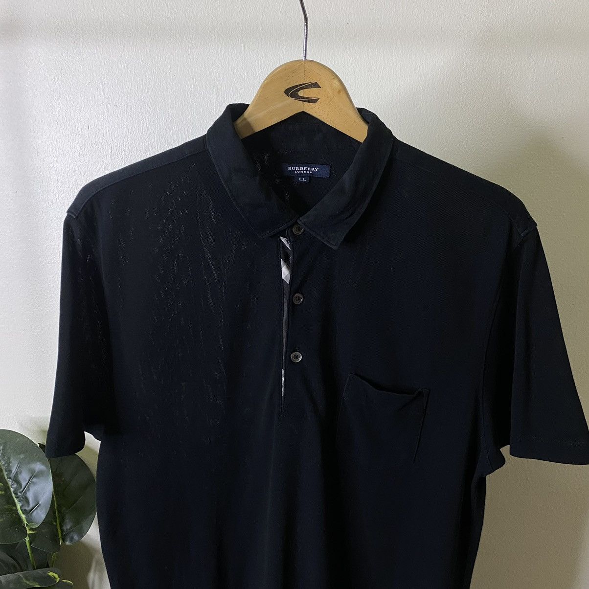 Burberry Burberry London Black Polo T Shirt Size US M / EU 48-50 / 2 - 2 Thumbnail