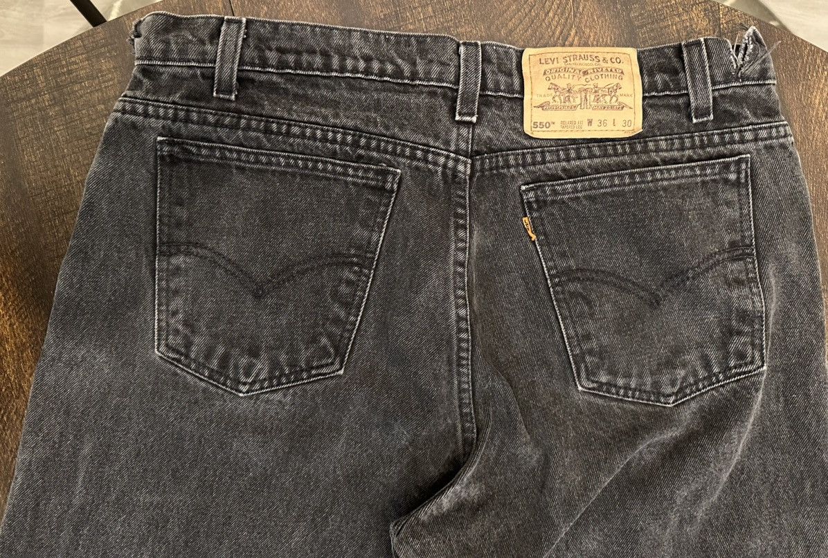 Levi's Levi's 550 Relaxed Fit Jeans Tapered Mens 34x30 Orange Tab Size US 34 / EU 50 - 1 Thumbnail