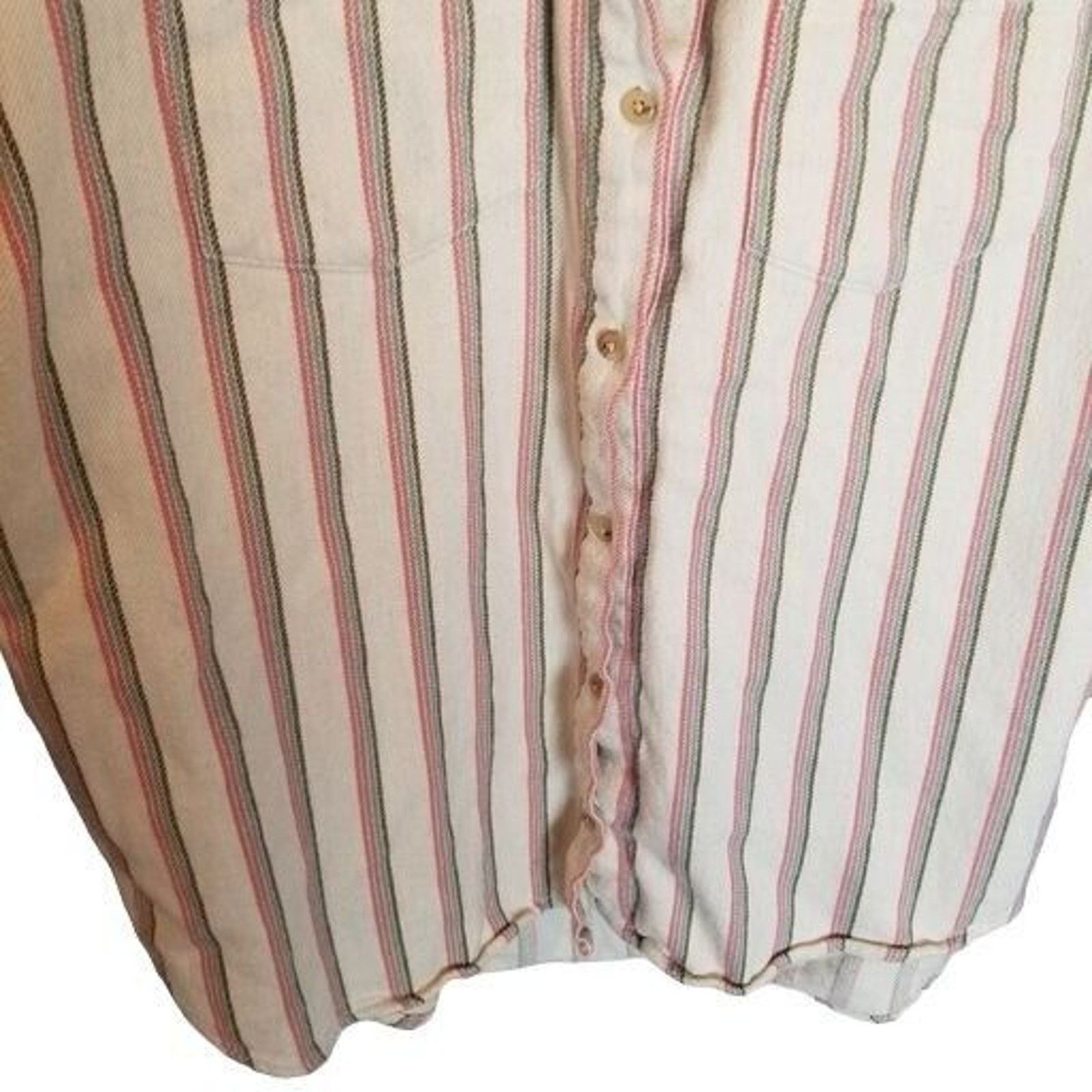 Madewell Madewell Womens Claxton Striped Flannel Sunday Shirt Size M Size M / US 6-8 / IT 42-44 - 4 Thumbnail