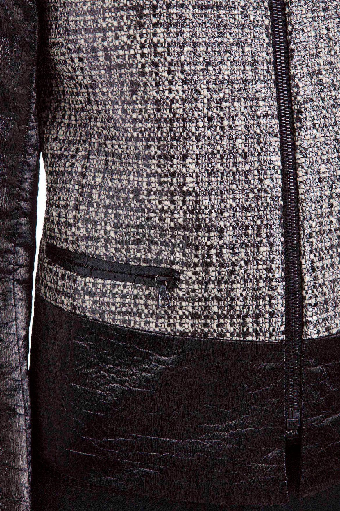 Sandro Sandro Sample Vedette Jacket Tweed Metallic Size S / US 4 / IT 40 - 4 Thumbnail